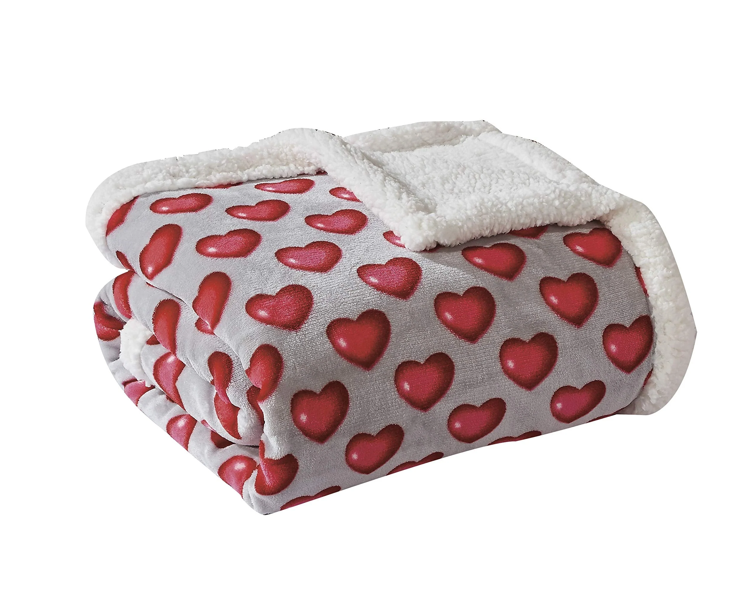Decor&More Amor Eterno Be Mine Love Collection Valentine's Day Heart Ultra Plush Throw Blanket (50" x 60") - - Image 31