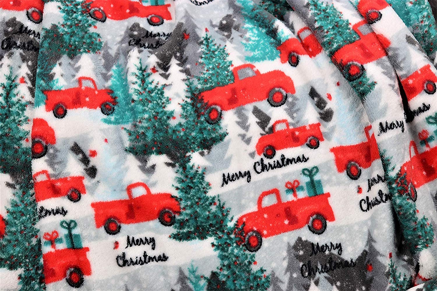 Decor&More Festive Holiday Microplush Throw Blanket (50" x 60") - Forest Friends - Image 14