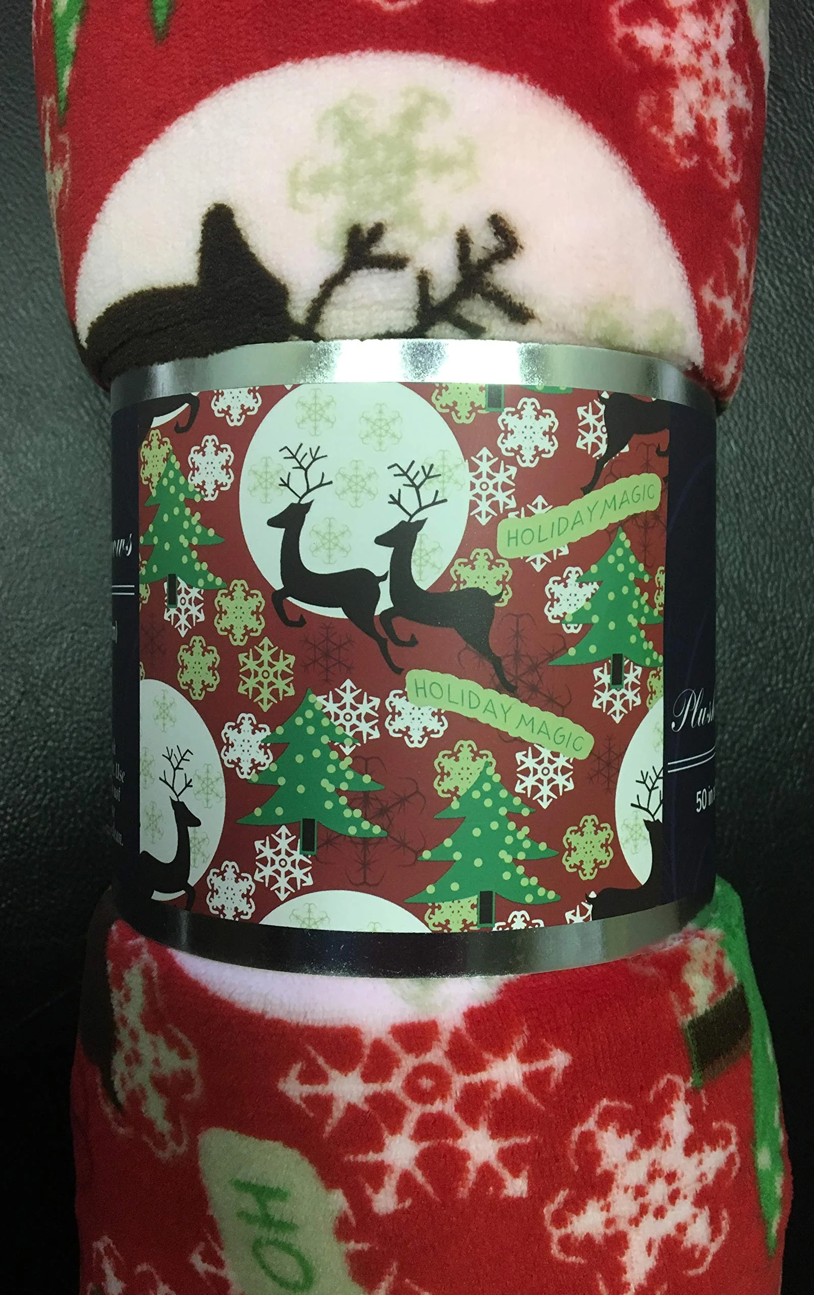 Decor&More Festive Holiday Microplush Throw Blanket (50" x 60") - Forest Friends - Image 21
