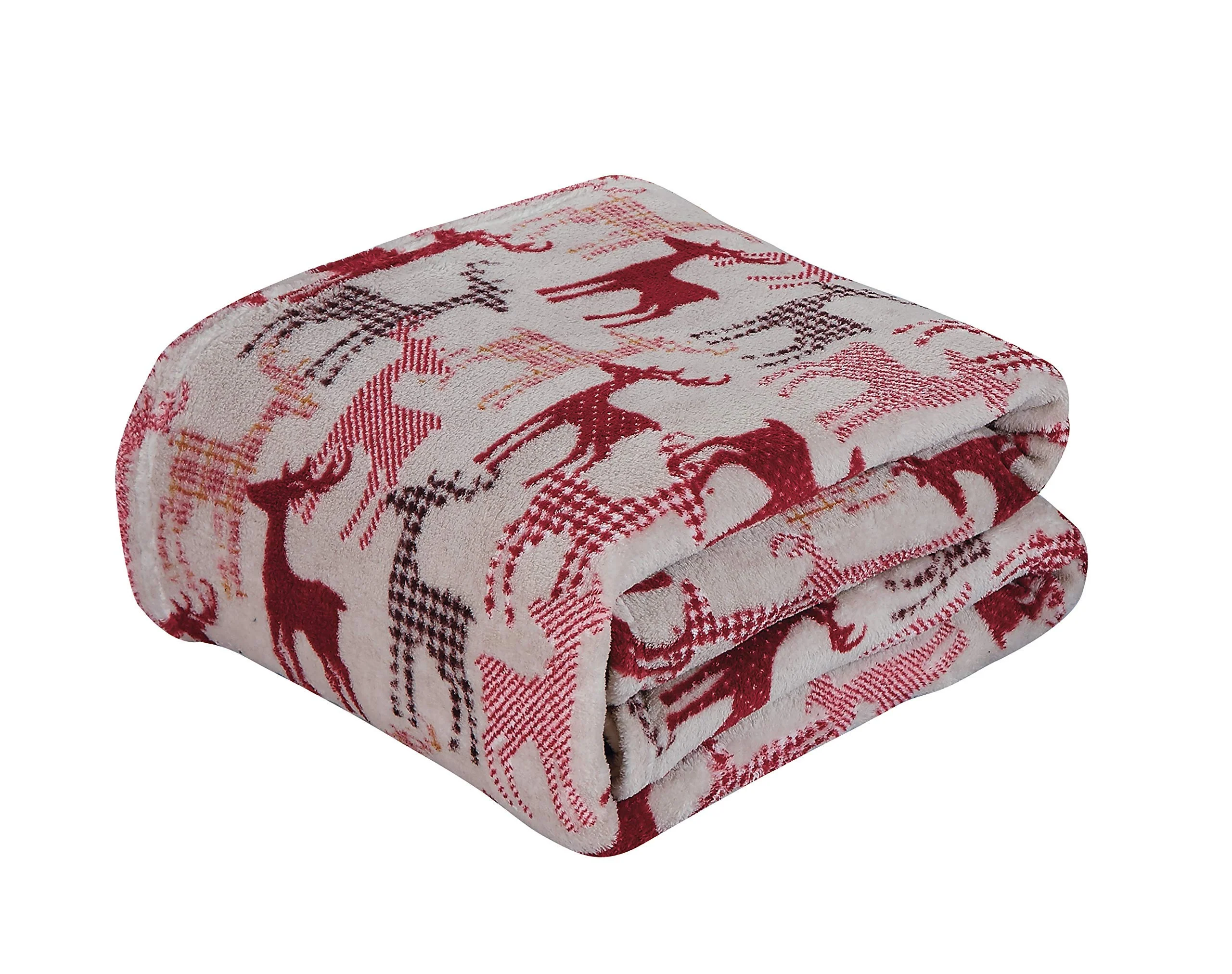 Decor&More Festive Holiday Microplush Throw Blanket (50" x 60") - Forest Friends - Image 24