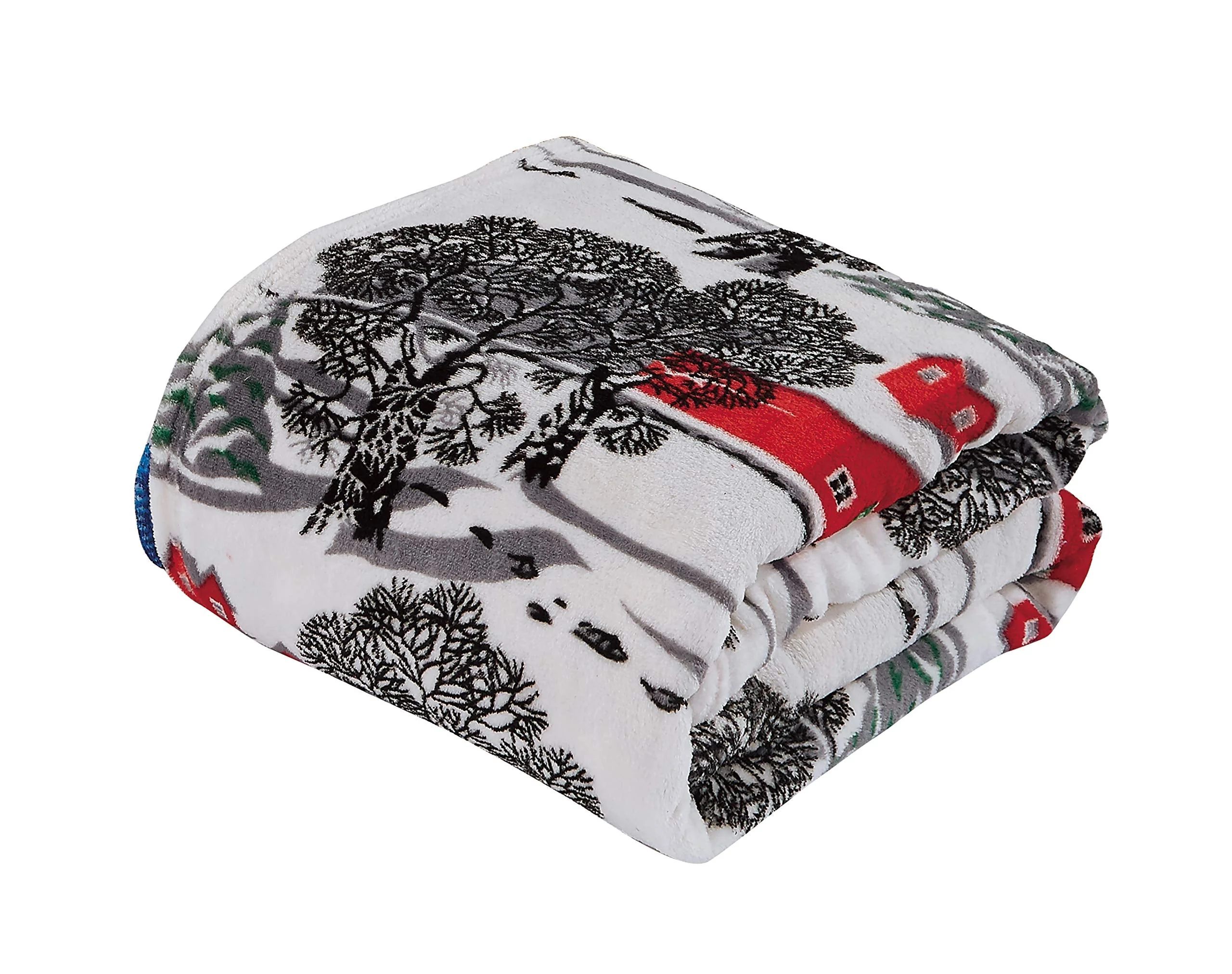 Decor&More Festive Holiday Microplush Throw Blanket (50" x 60") - Forest Friends - Image 28