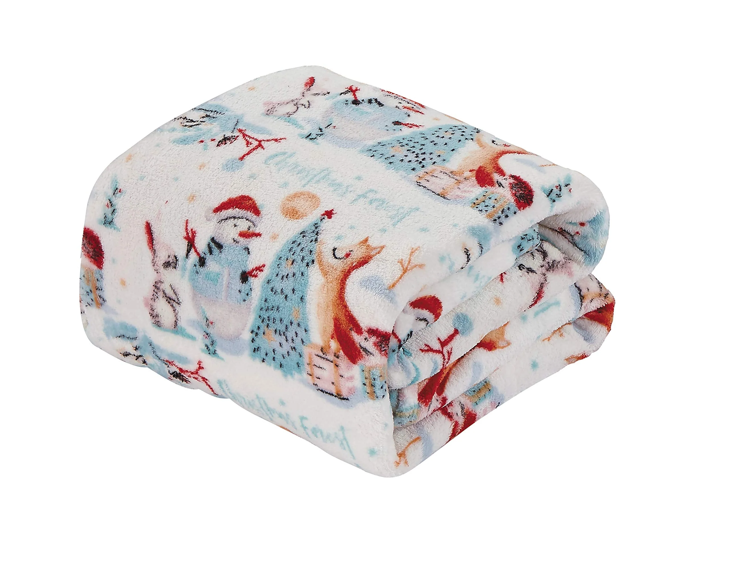Decor&More Festive Holiday Microplush Throw Blanket (50" x 60") - Forest Friends - Image 6