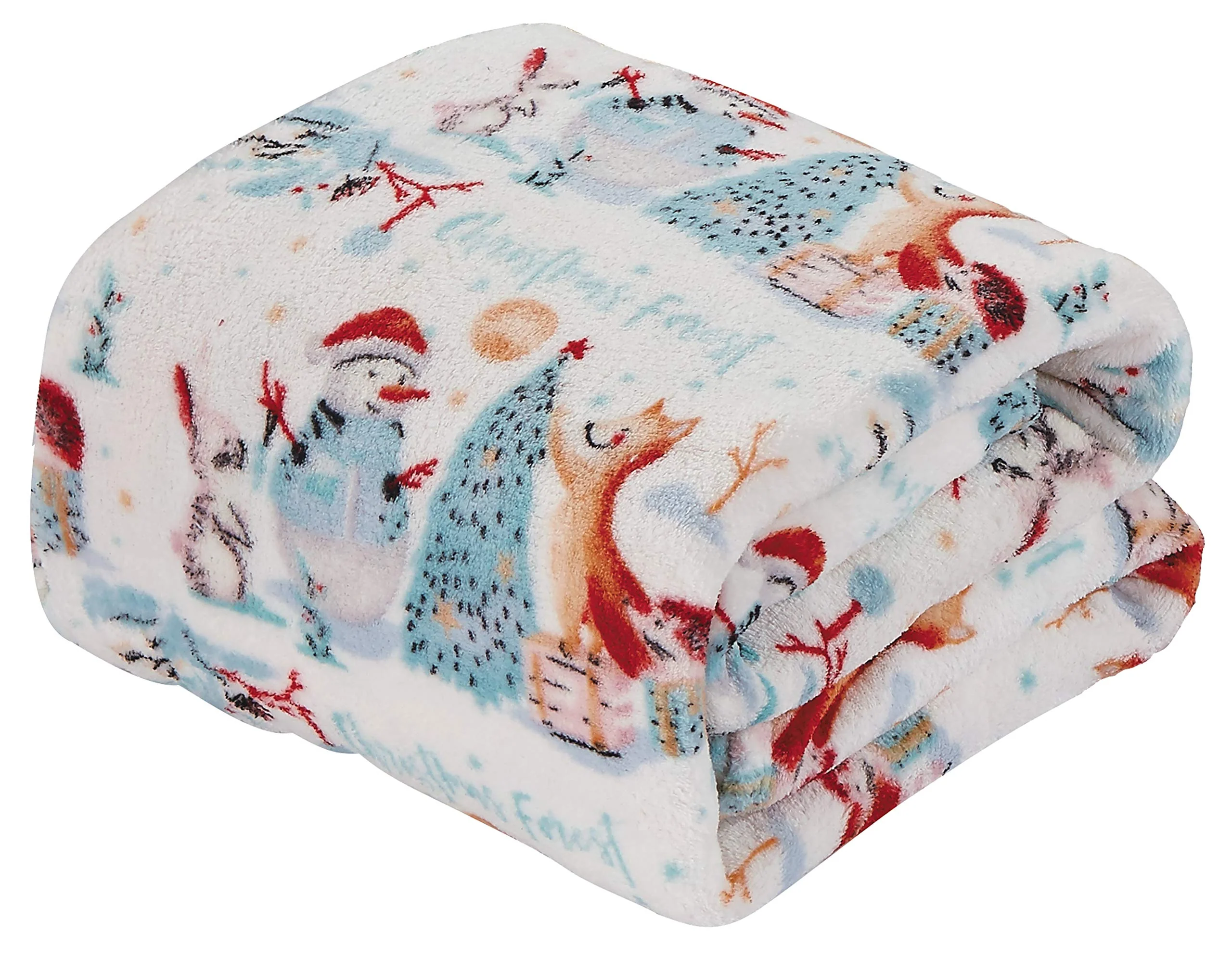 Decor&More Festive Holiday Microplush Throw Blanket (50" x 60") - Forest Friends - Image 8