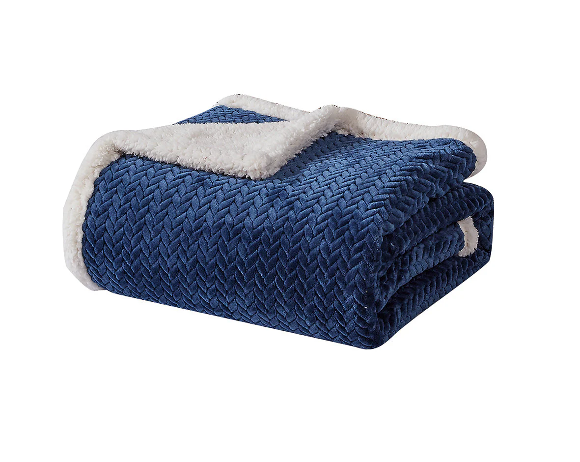 Decor&More Home Essentials Braided Sherpa Blanket - Image 28