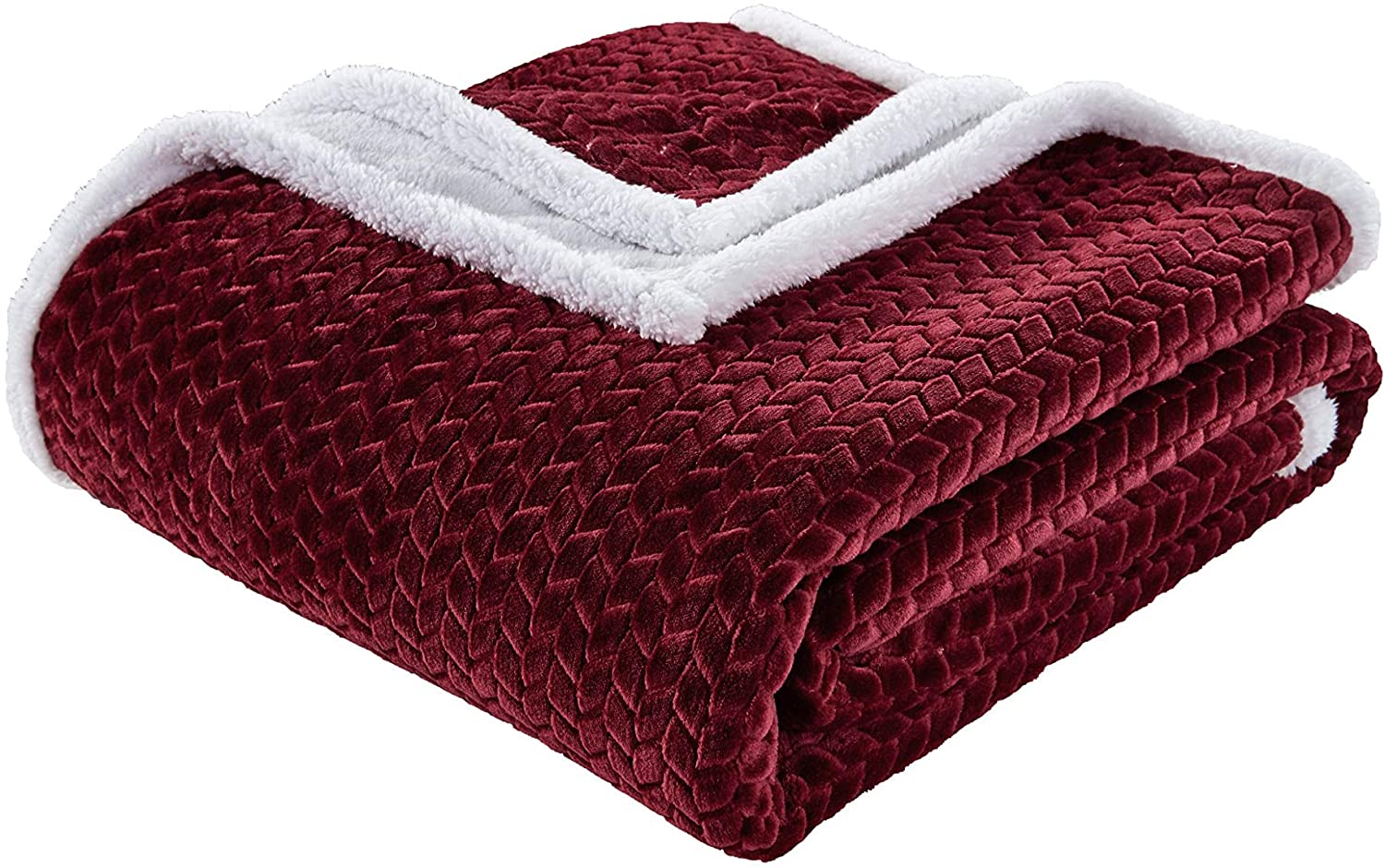 Décor&More Home Essentials Braided Sherpa Blanket - Image 2