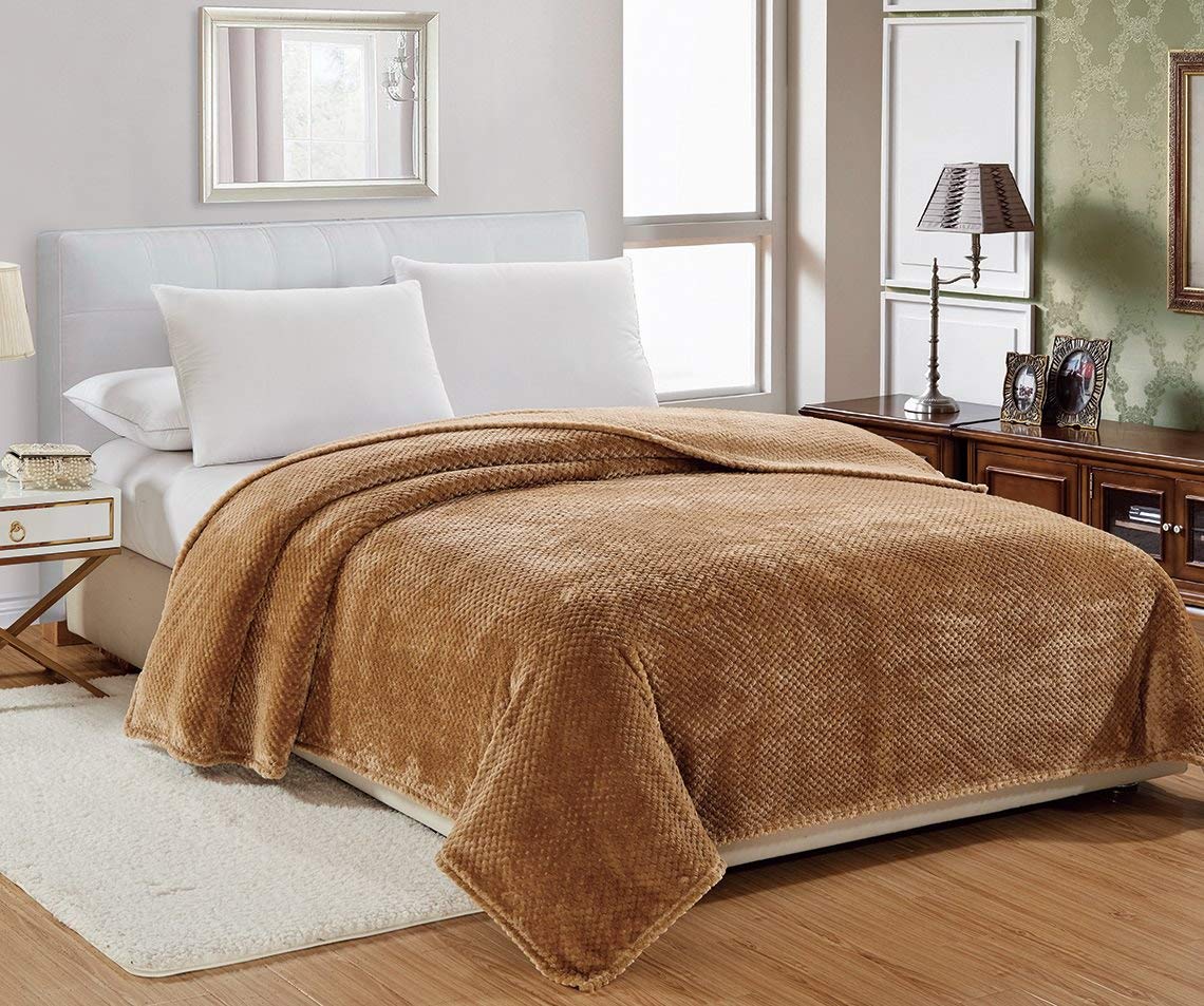 Decor&More Home Essentials Popcorn Textured Microplush Blanket - Image 13