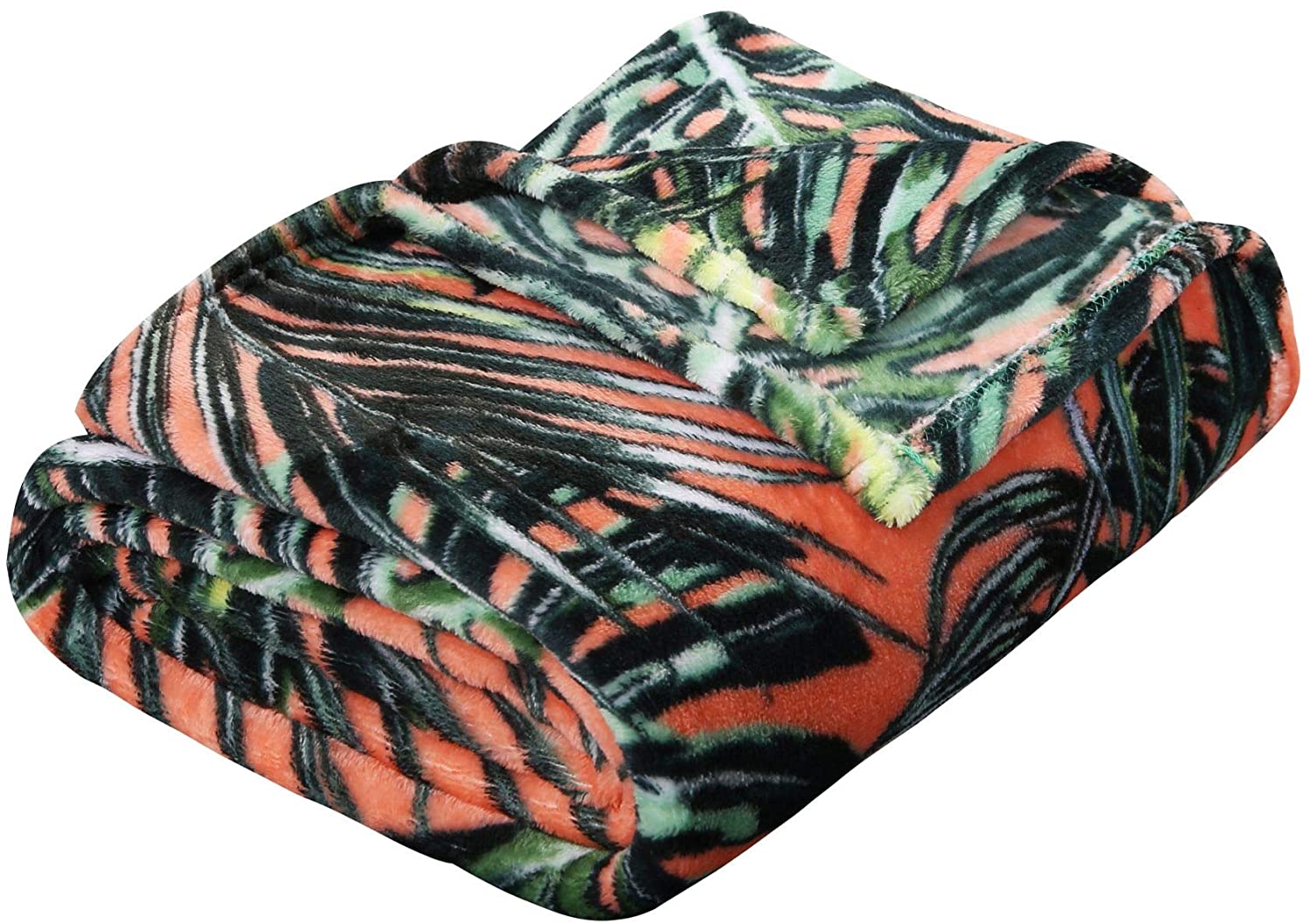 Décor&More Home Essentials Tropical Plush Throw - Image 2