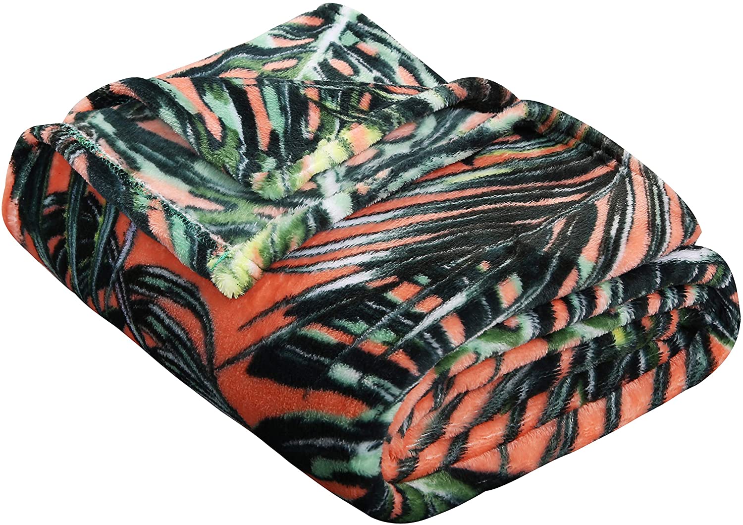 Décor&More Home Essentials Tropical Plush Throw - Image 3