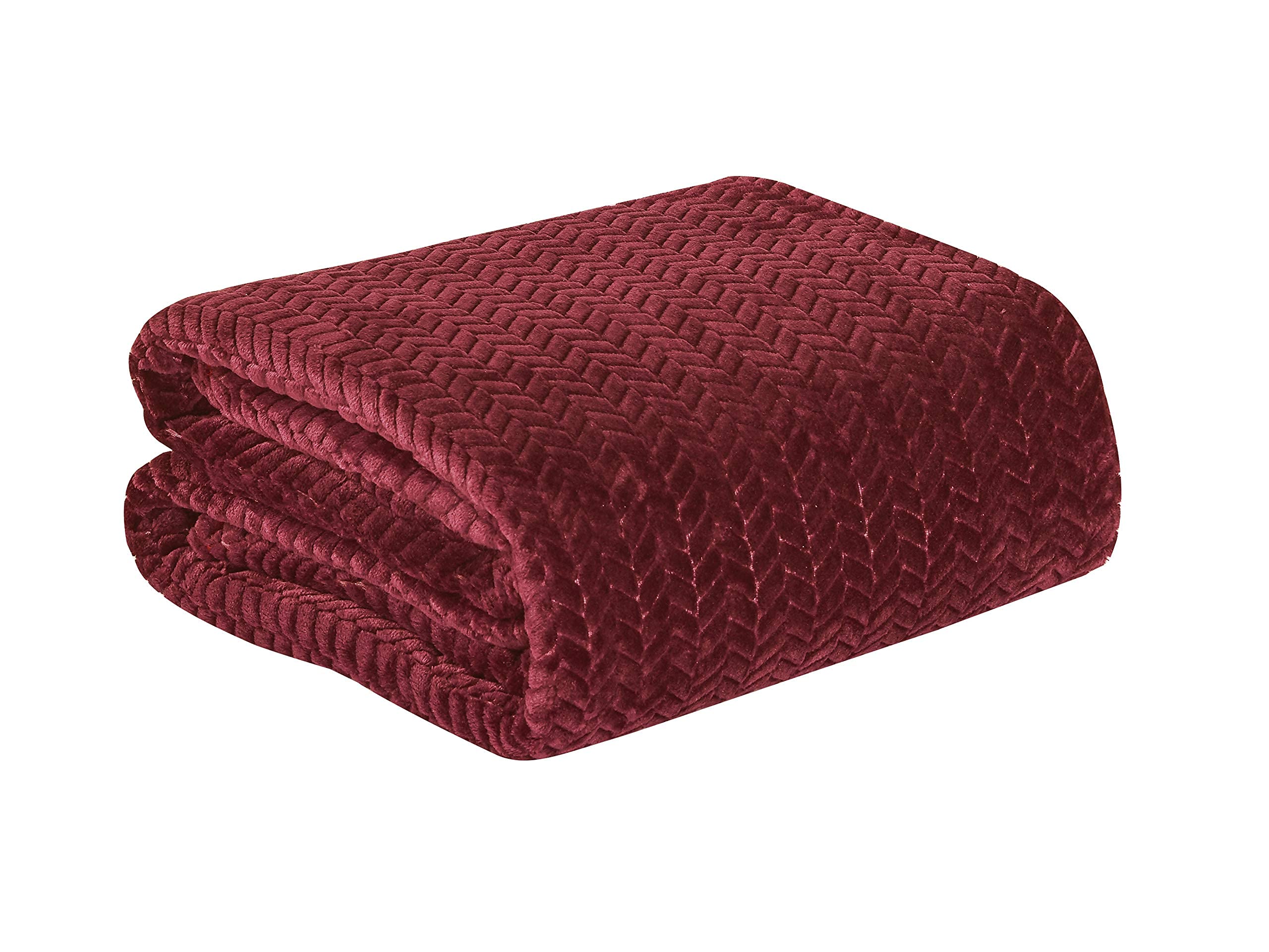 Decor&More HomeEssentials Extra Heavy and Plush Chevron Braided Microplush Jacquard Blanket - Image 11