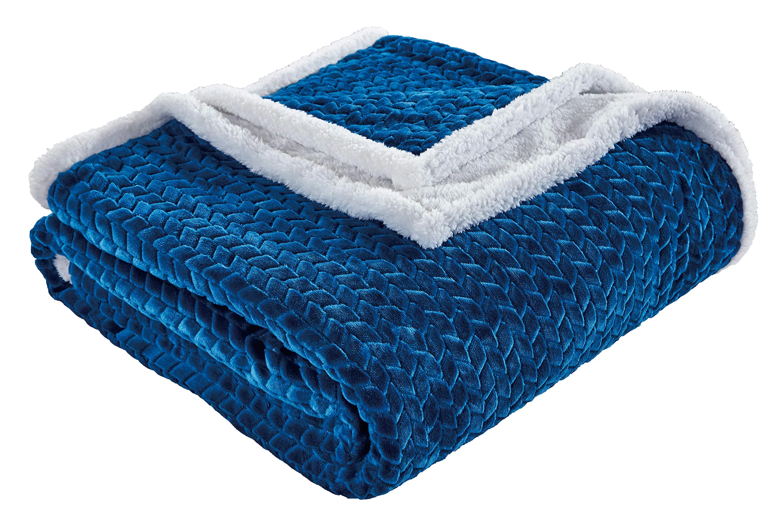 Decor&More HomeEssentials Ultra Lush Heavy Sherpa Throw Blanket (50" x 60") - Image 11