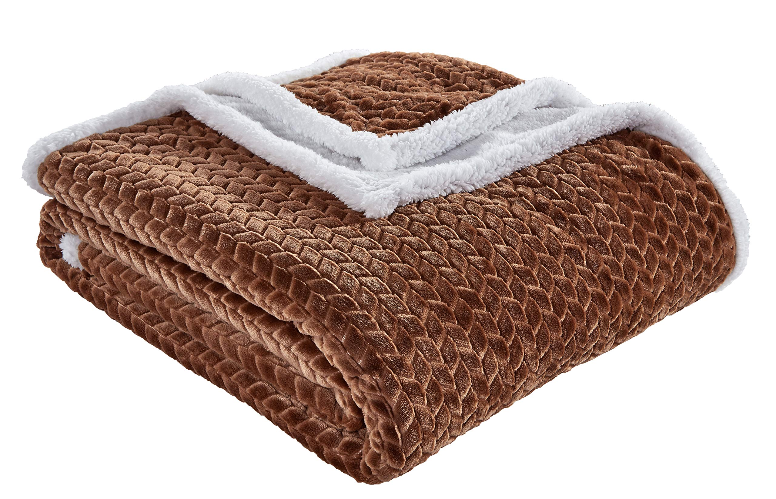 Decor&More HomeEssentials Ultra Lush Heavy Sherpa Throw Blanket (50" x 60") - Image 13