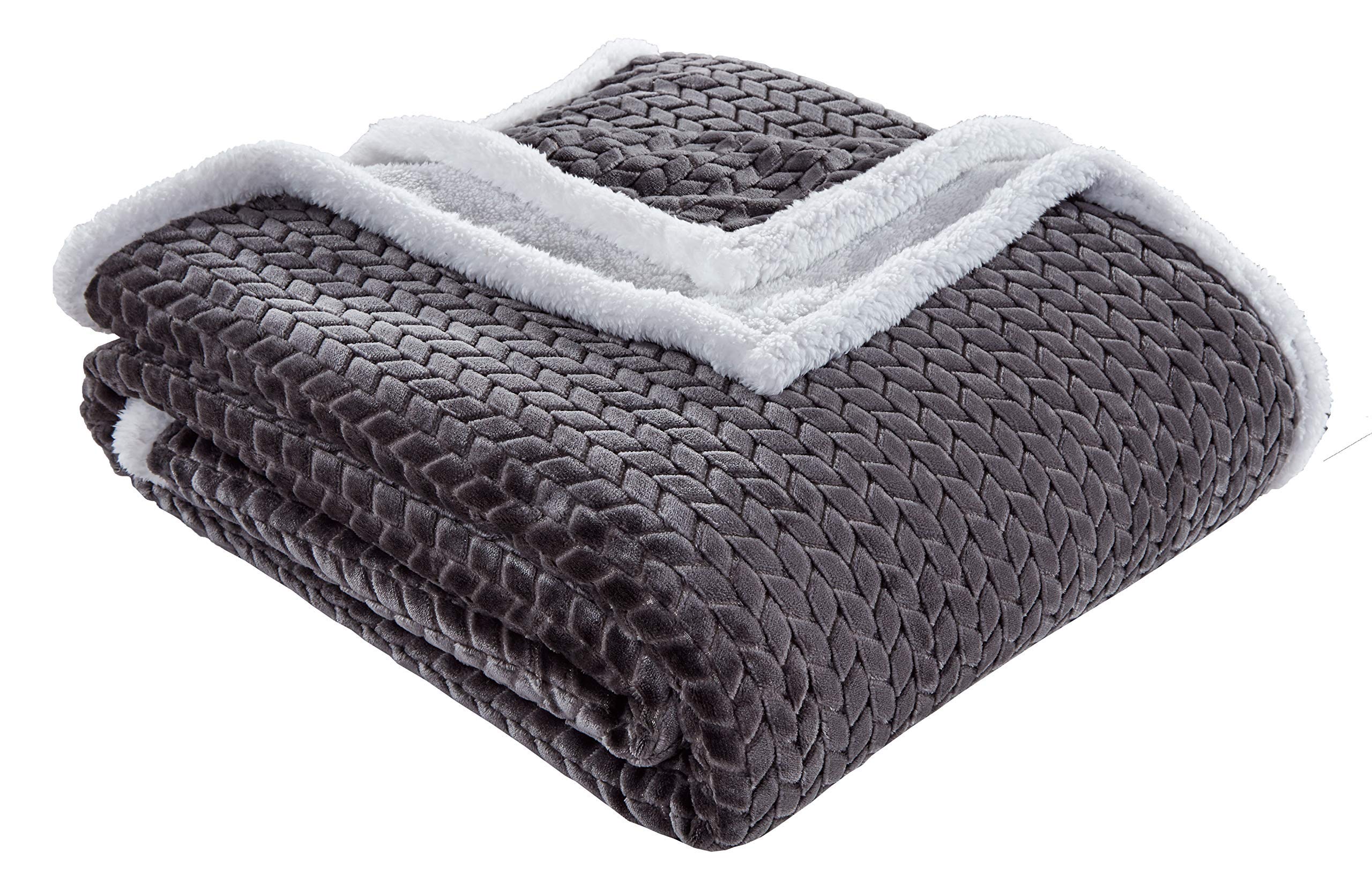 Decor&More HomeEssentials Ultra Lush Heavy Sherpa Throw Blanket (50" x 60") - Image 15