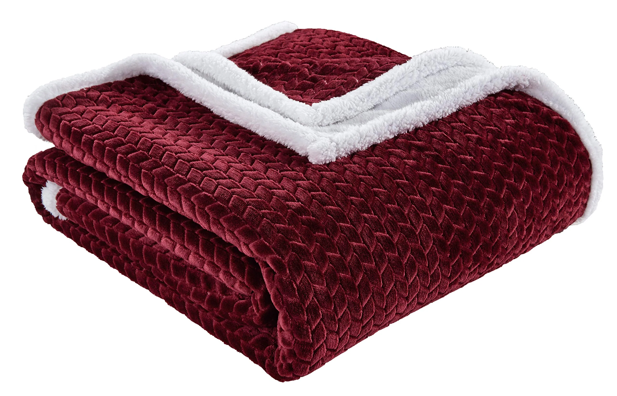 Decor&More HomeEssentials Ultra Lush Heavy Sherpa Throw Blanket (50" x 60") - Image 6
