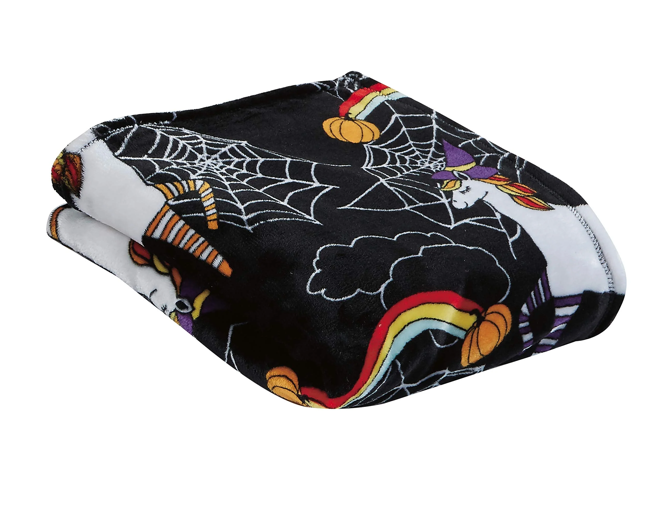 Decor&More Microplush Throw Blanket (50" x 60") - Rainbow Spider Horse - Image 5