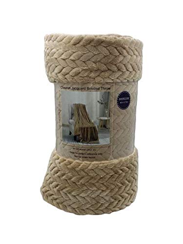 Decor&More Noble House Oversized and Extra Heavy Chevron Braided Throw Blanket (50" x 70") - Image 17