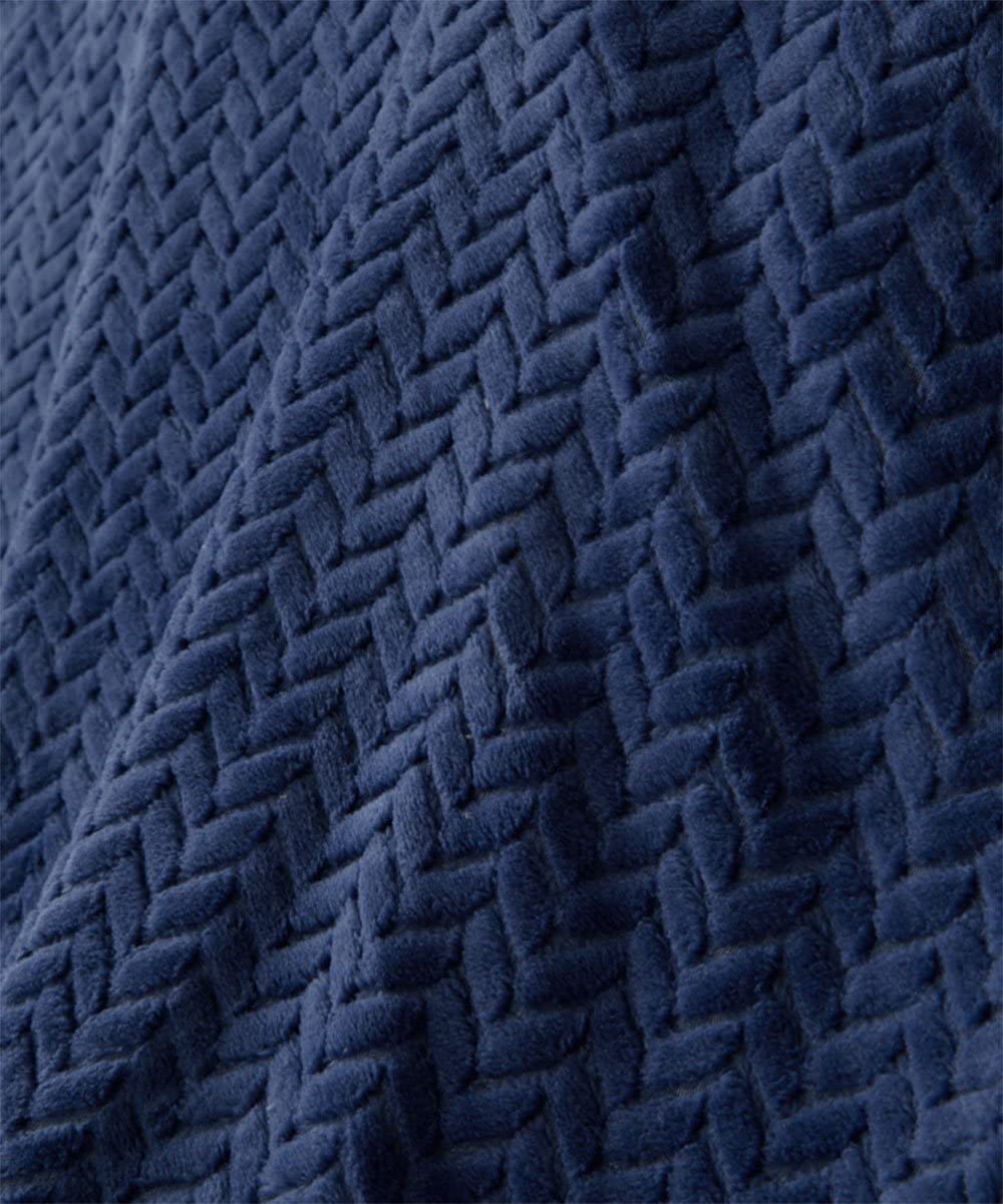 Decor&More Noble House Oversized and Extra Heavy Chevron Braided Throw Blanket (50" x 70") - Image 7