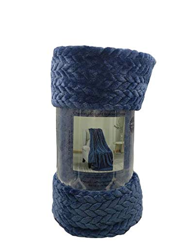 Decor&More Noble House Oversized and Extra Heavy Chevron Braided Throw Blanket (50" x 70") - Image 8