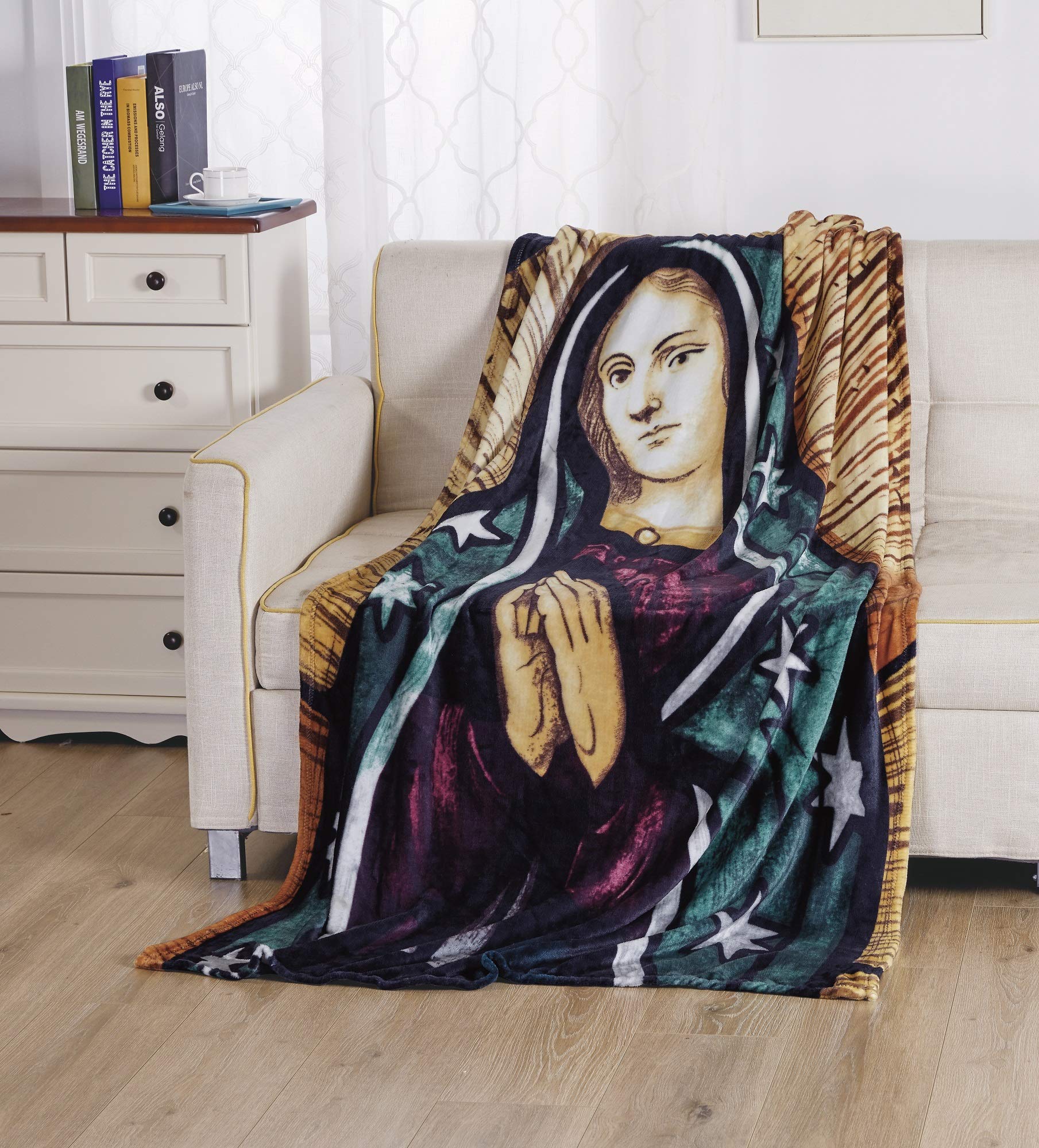 Decor&More Religious 50" x 70" Oversized Super Soft Microplush Throw Blanket - Image 8