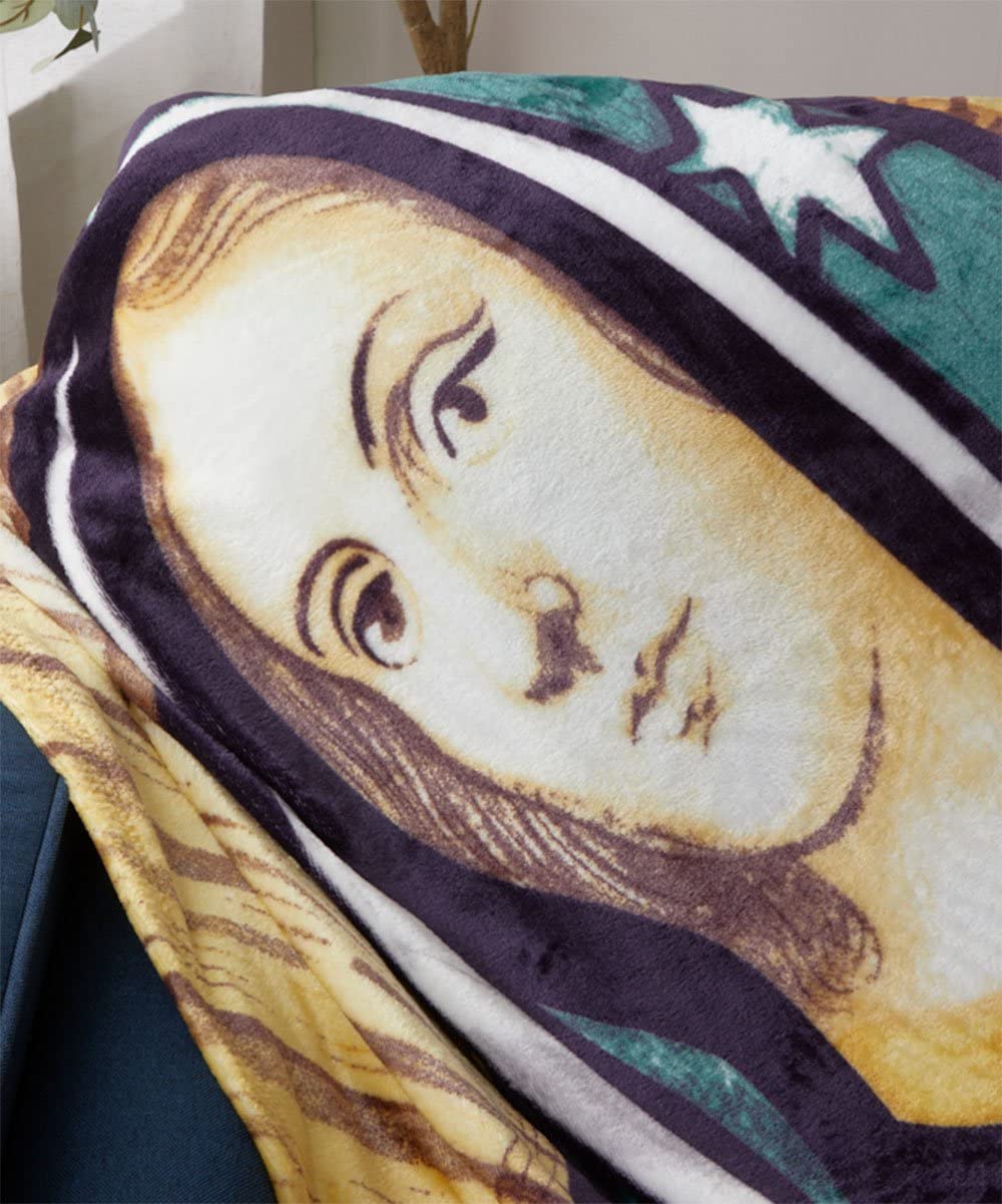 Decor&More Religious 50" x 70" Oversized Super Soft Microplush Throw Blanket - Image 9