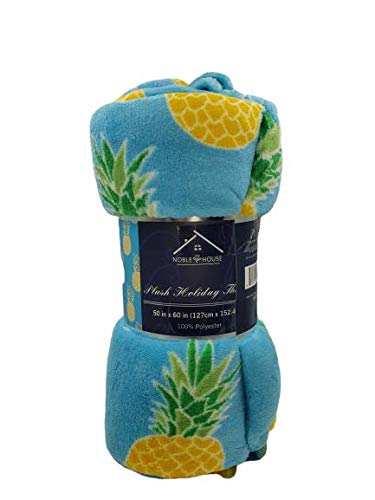 Decor&More Tropical Summer Novelty Velvet Fleece Throw Blanket (50" x 60") - Image 10