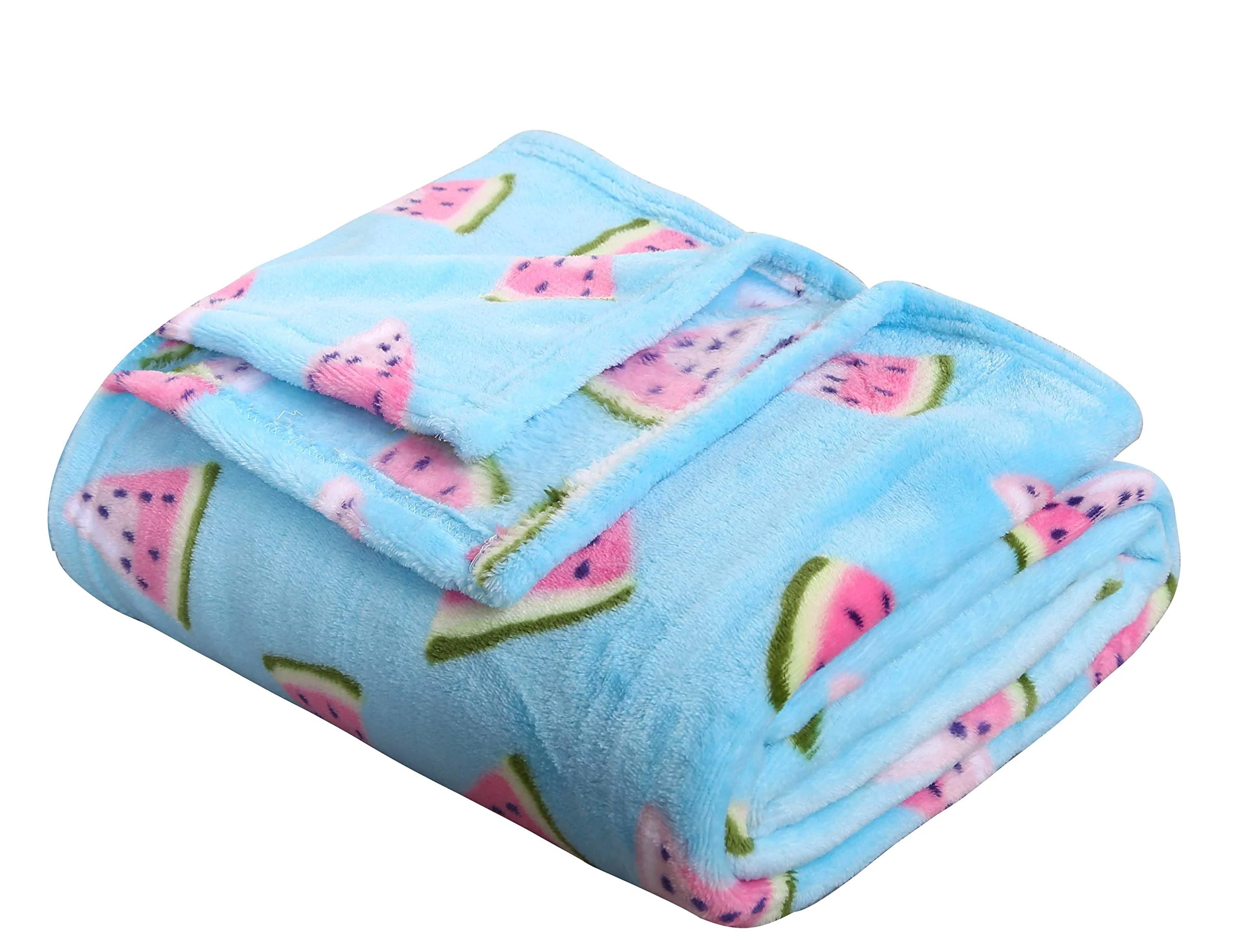 Decor&More Tropical Summer Novelty Velvet Fleece Throw Blanket (50" x 60") - Image 2