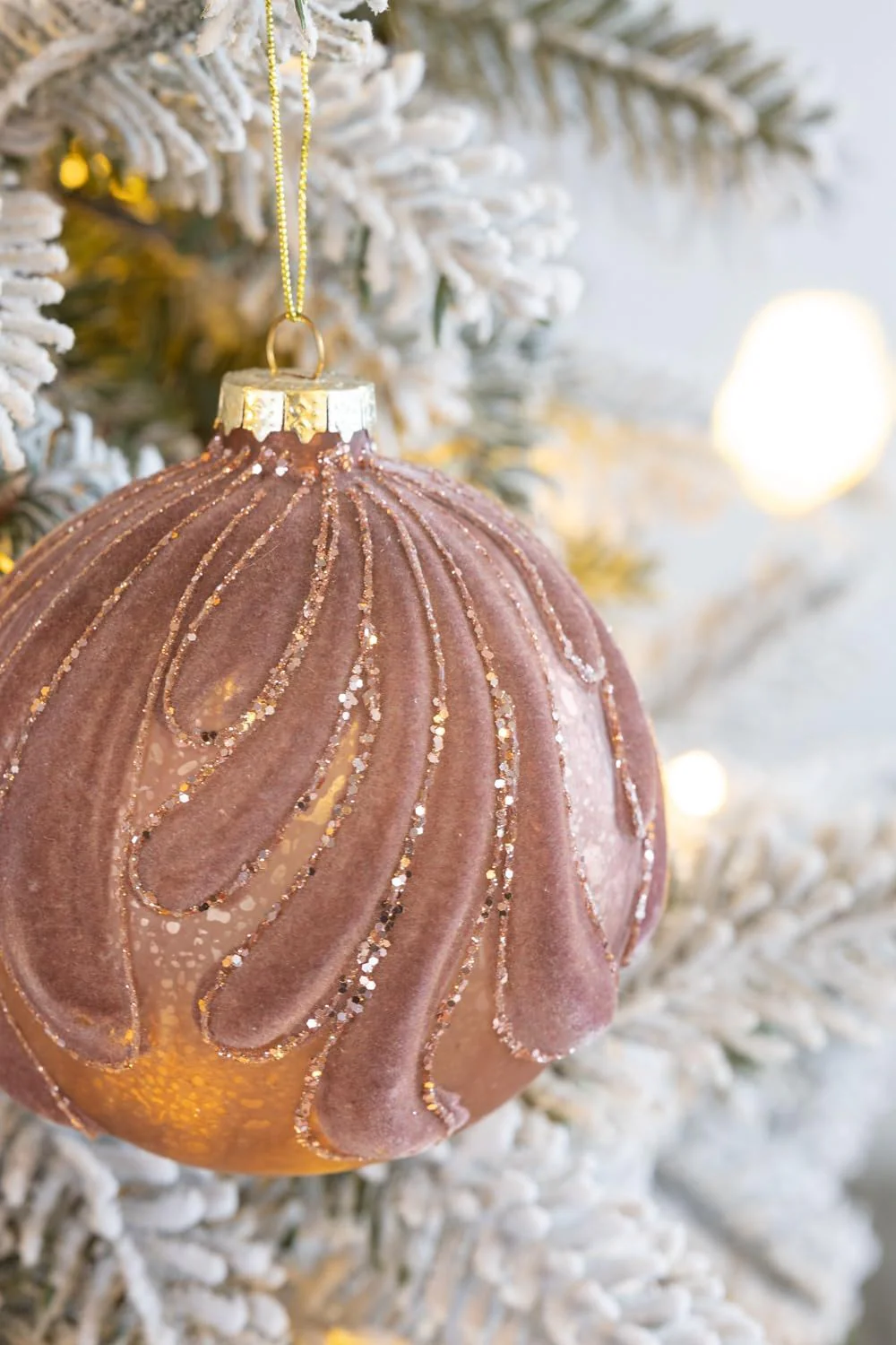 Decorative Hanging Glass Christmas Ball Ornaments - Set of 6 - Image 15