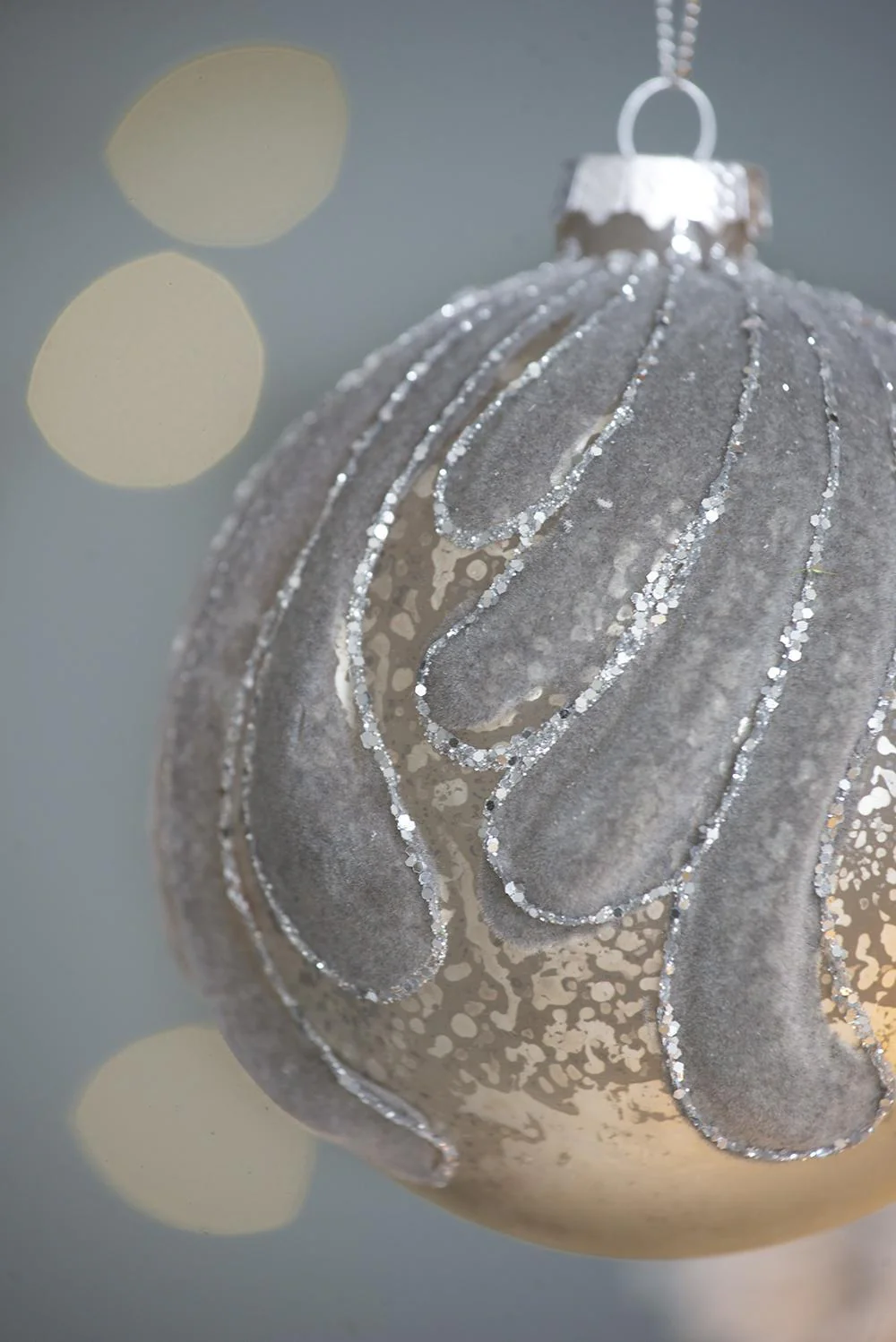 Decorative Hanging Glass Christmas Ball Ornaments - Set of 6 - Image 7