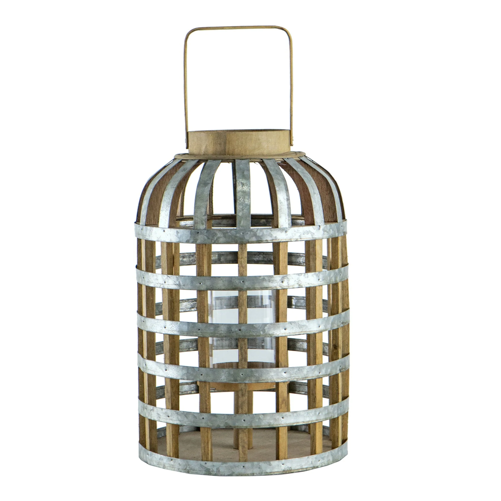 Decorative Lantern With Handle Wooden Lantern For Indoor Outdoor Home Garden Wedding - Image 11
