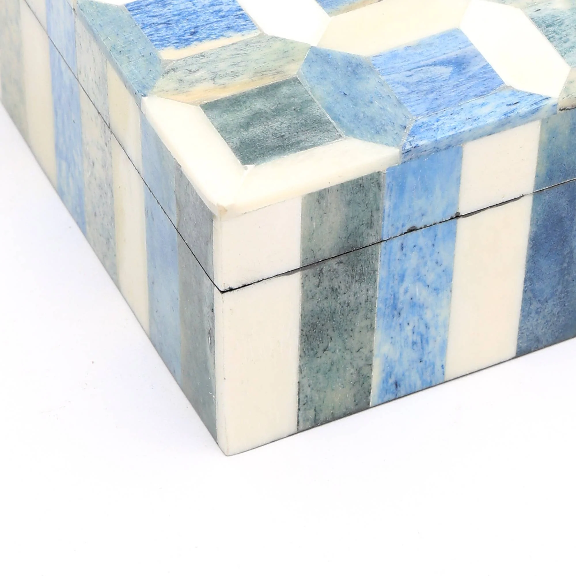 Decorative Storage Box with Bone Material - 6x4x2 Inches - Image 2