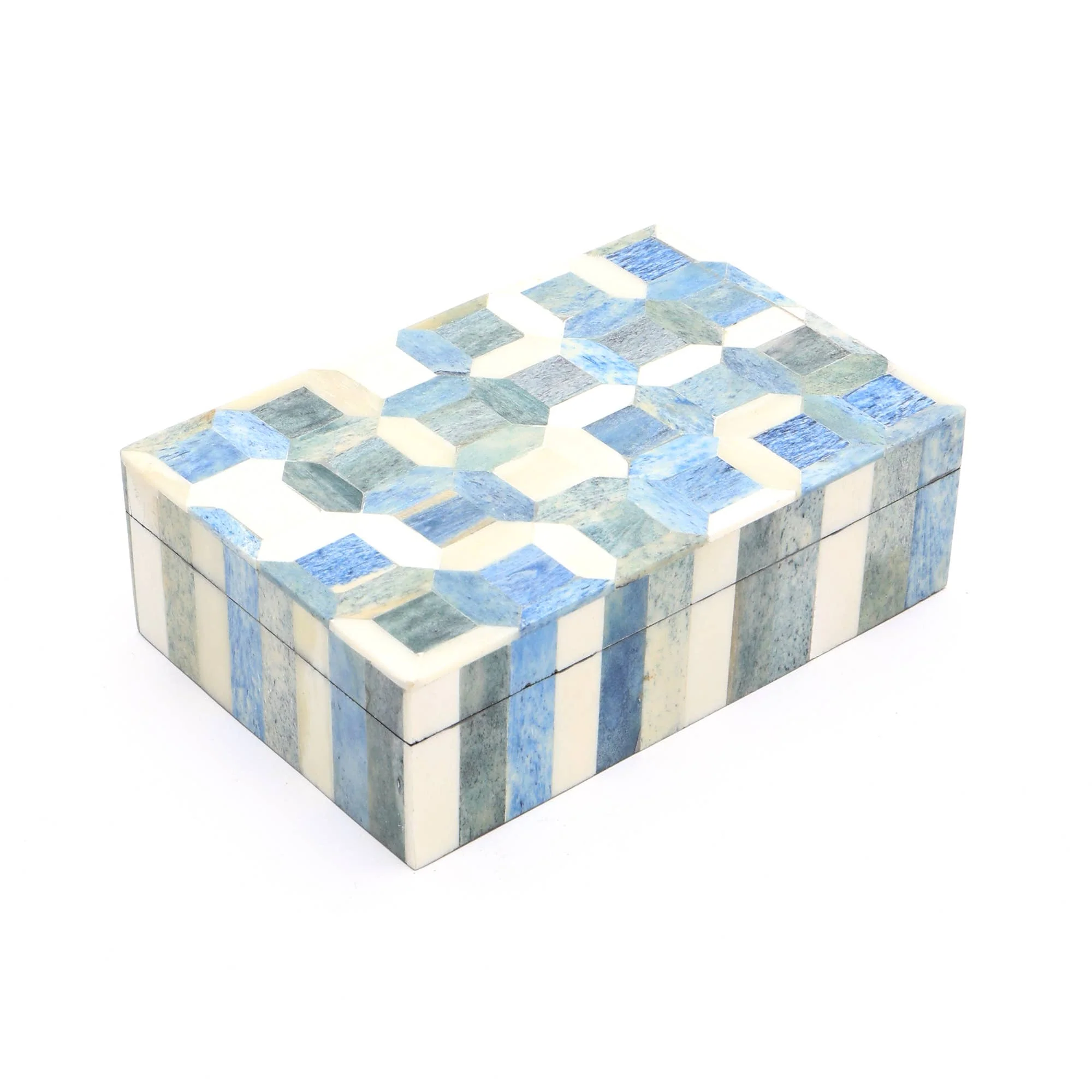 Decorative Storage Box with Bone Material - 6x4x2 Inches - Image 4
