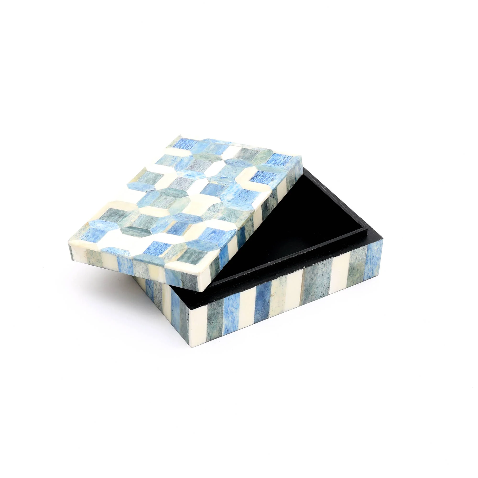 Decorative Storage Box with Bone Material - 6x4x2 Inches - Image 5