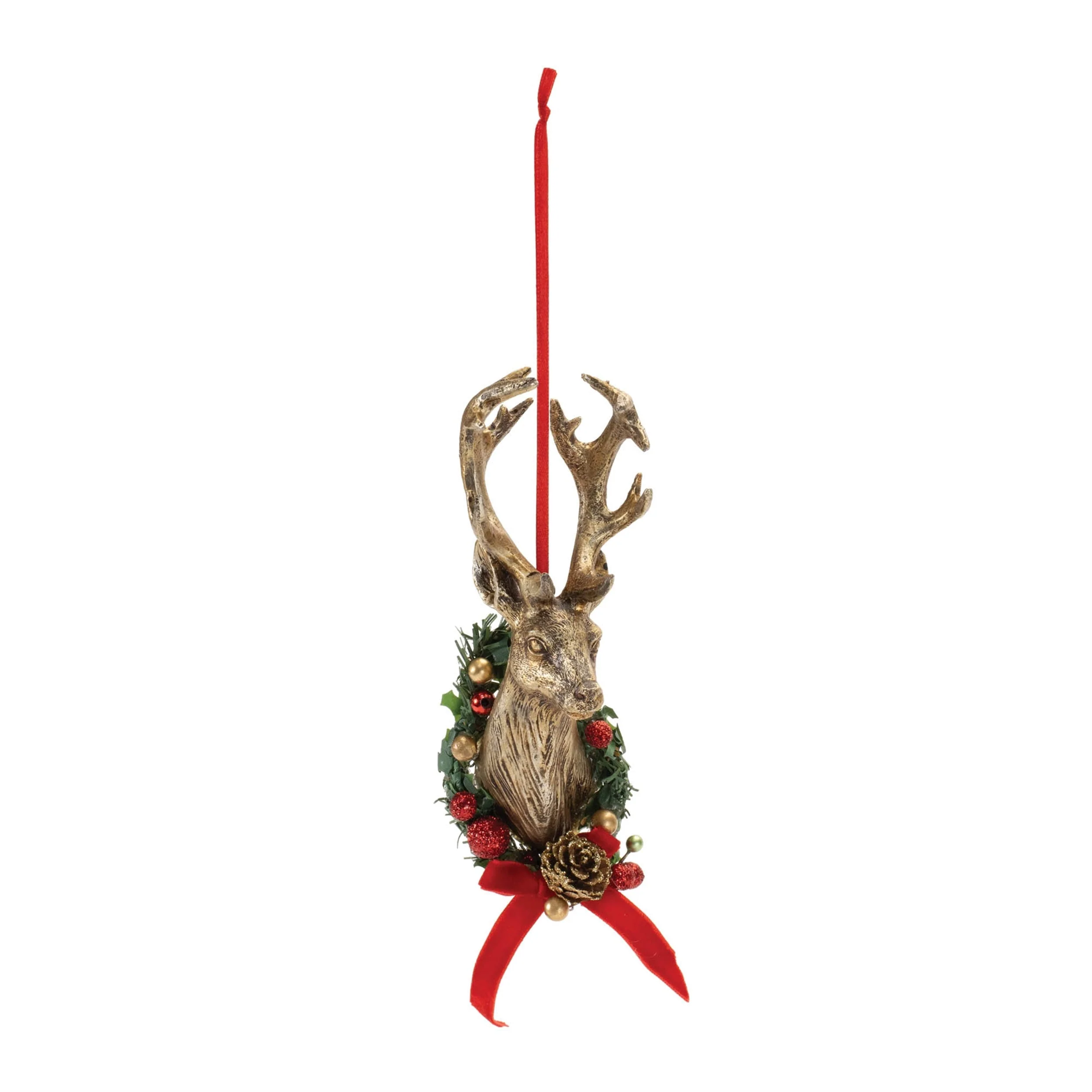 Deer Head Mount Ornament (Set of 6) - Image 2