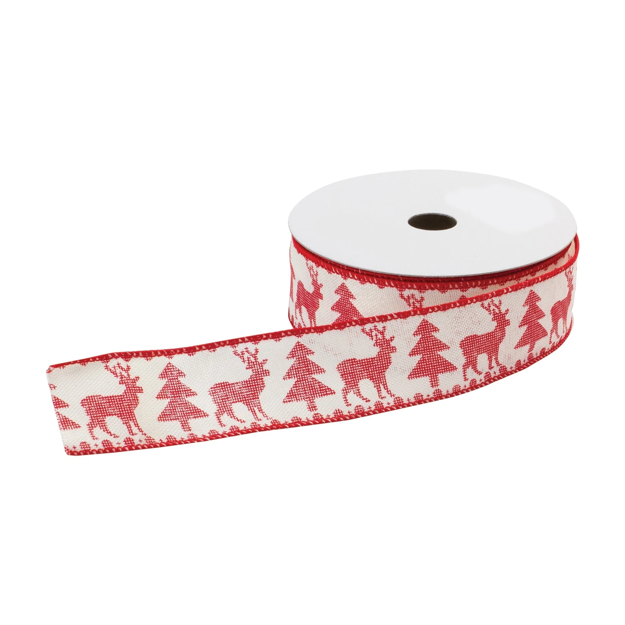 Tree and Deer Holiday Ribbon (Set of 2) - Image 2