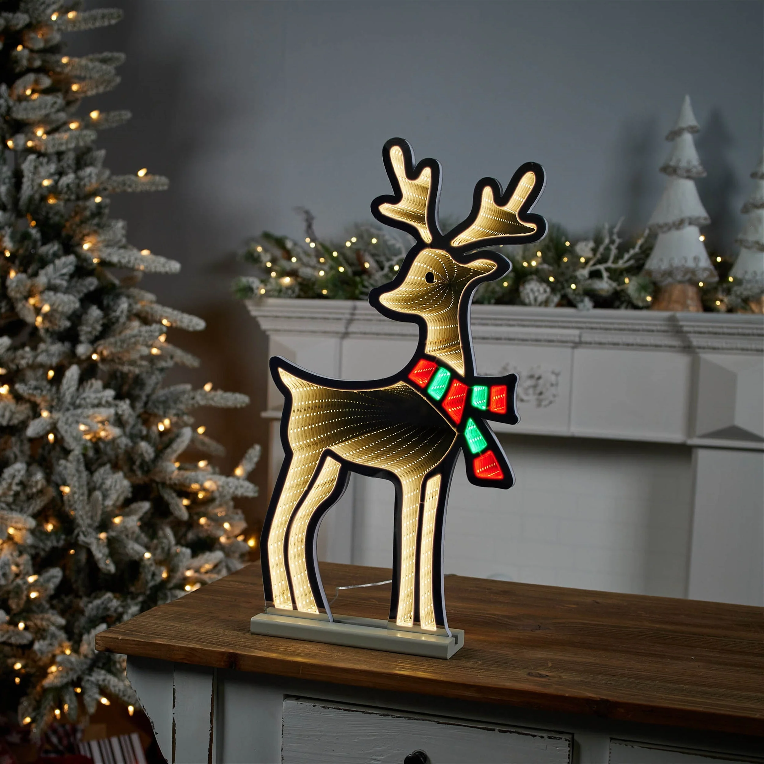 Deer with Scarf Ekkolight 23.5"H - Image 3