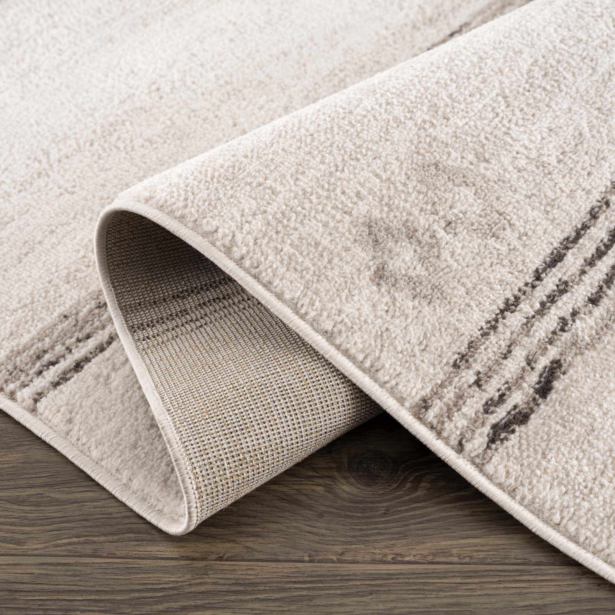Deja Cream & Charcoal Area Rug - Clearance - Image 6