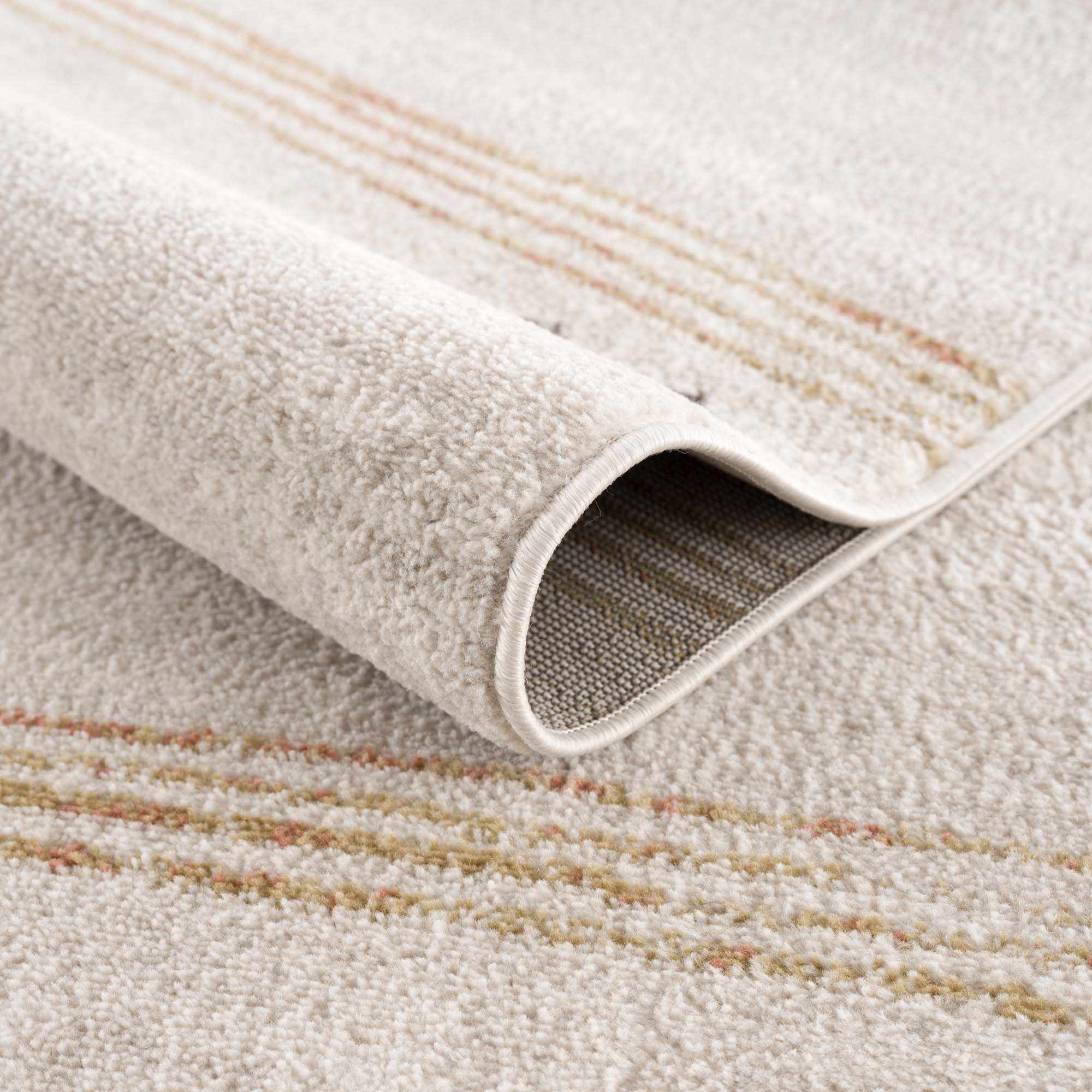 Deja Cream & Gold Area Rug - Clearance - Image 6