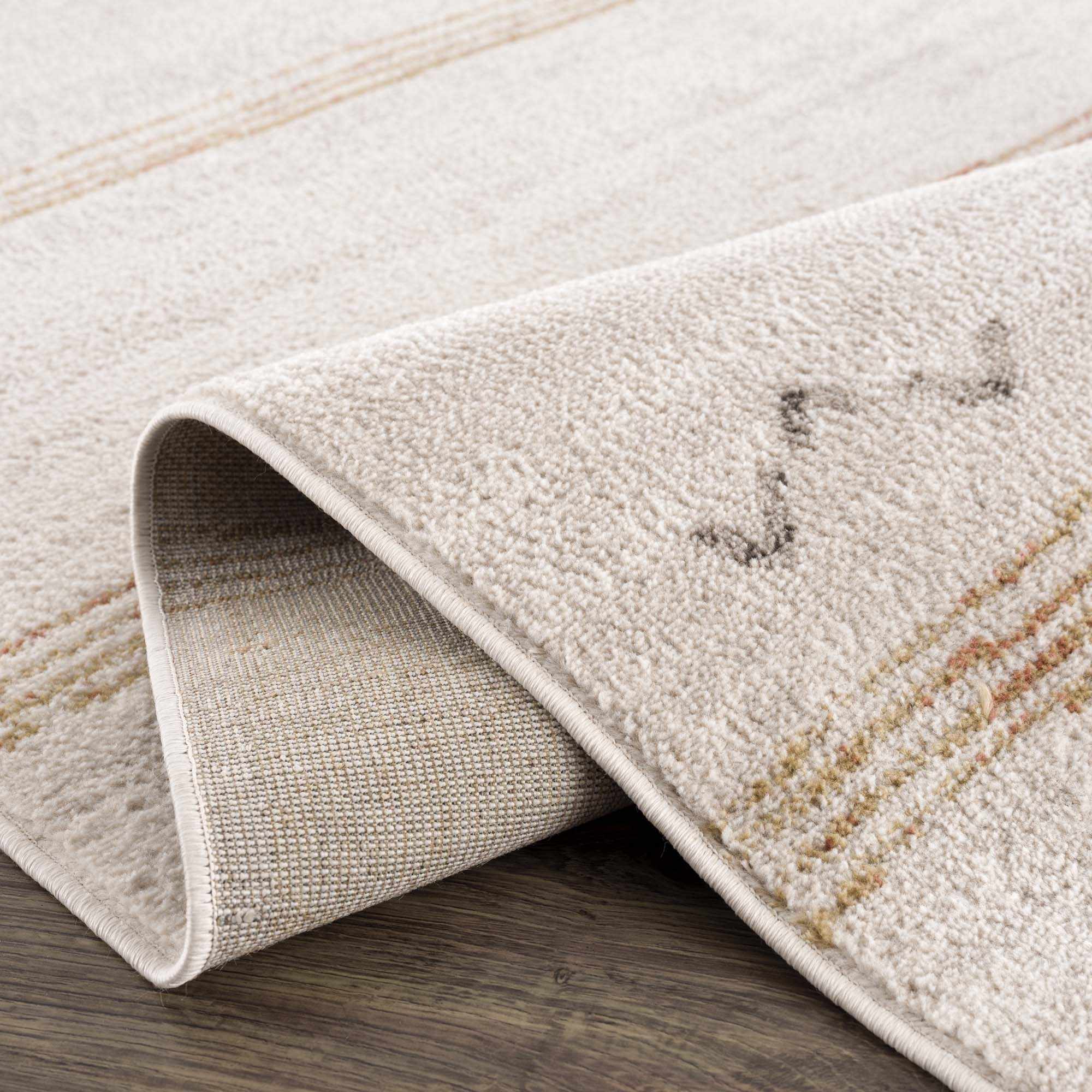Deja Cream & Gold Area Rug - Clearance - Image 7