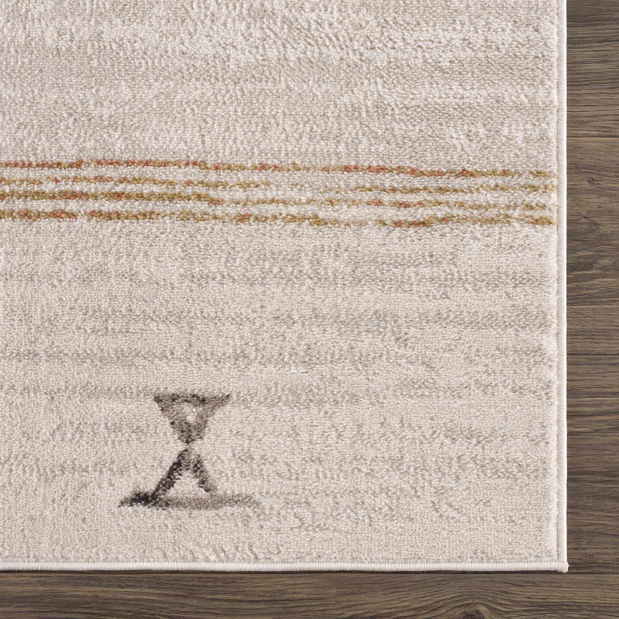 Deja Cream & Gold Area Rug - Clearance - Image 8