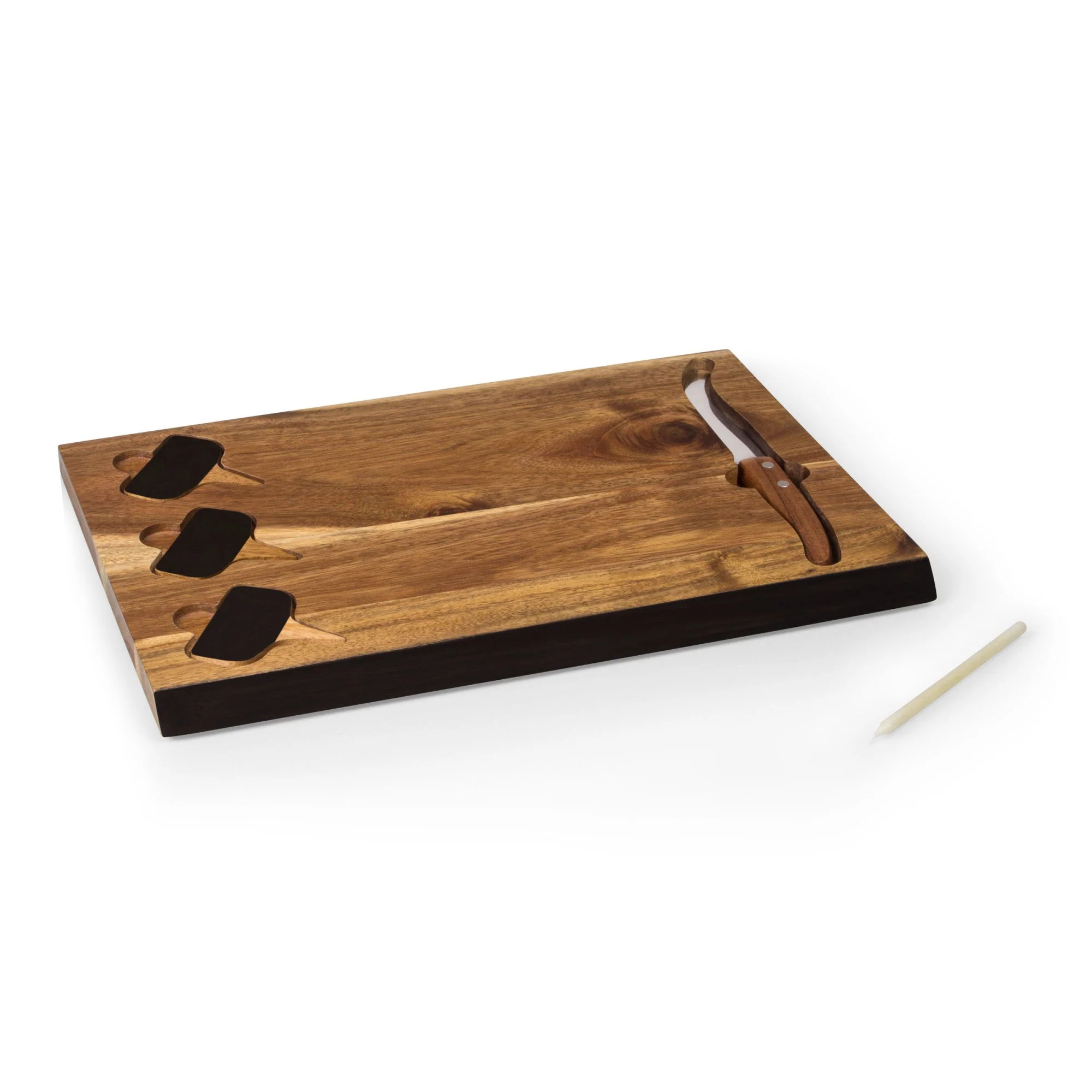 Delio Acacia Cheese Cutting Board & Tools Set - Image 3