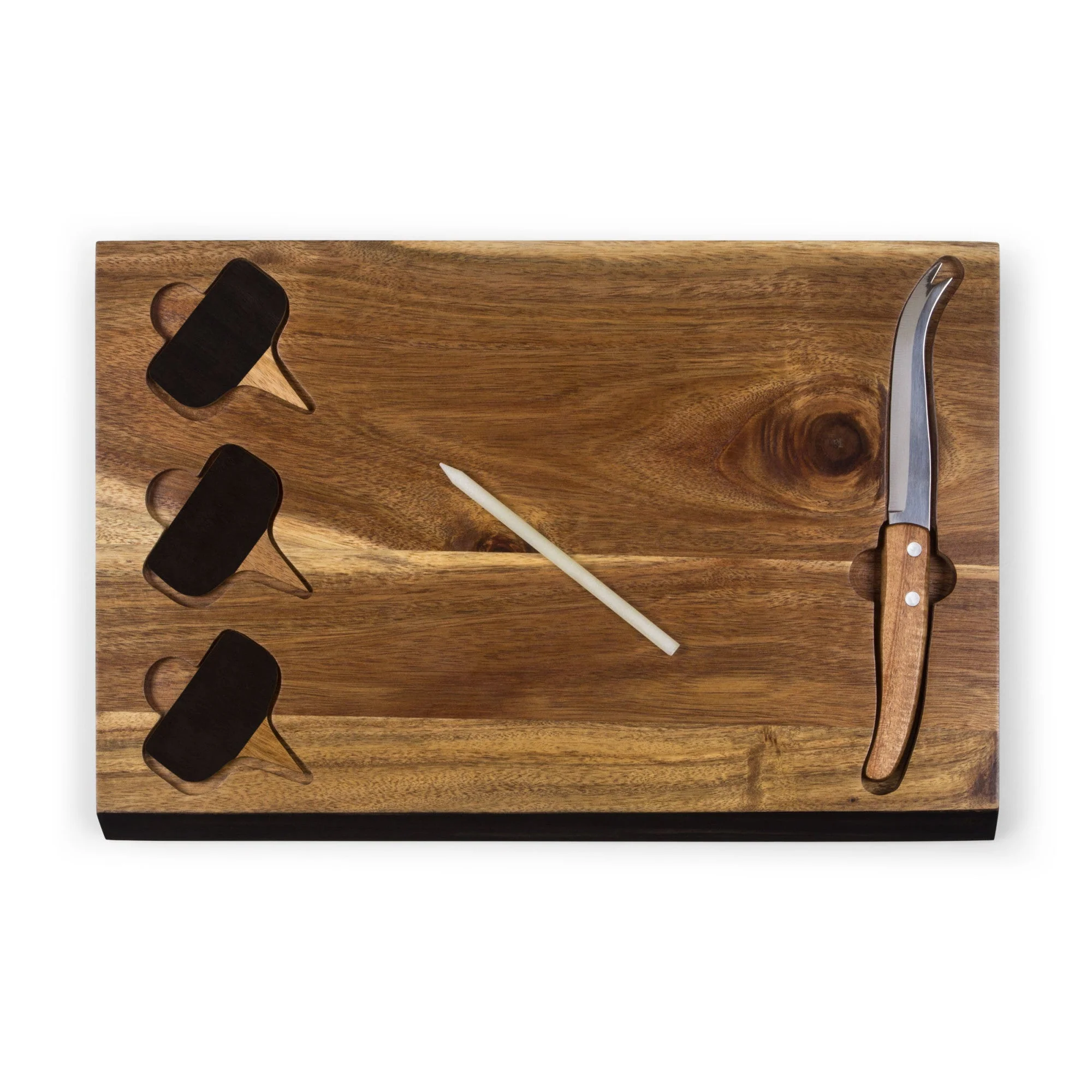 Delio Acacia Cheese Cutting Board & Tools Set - Image 6