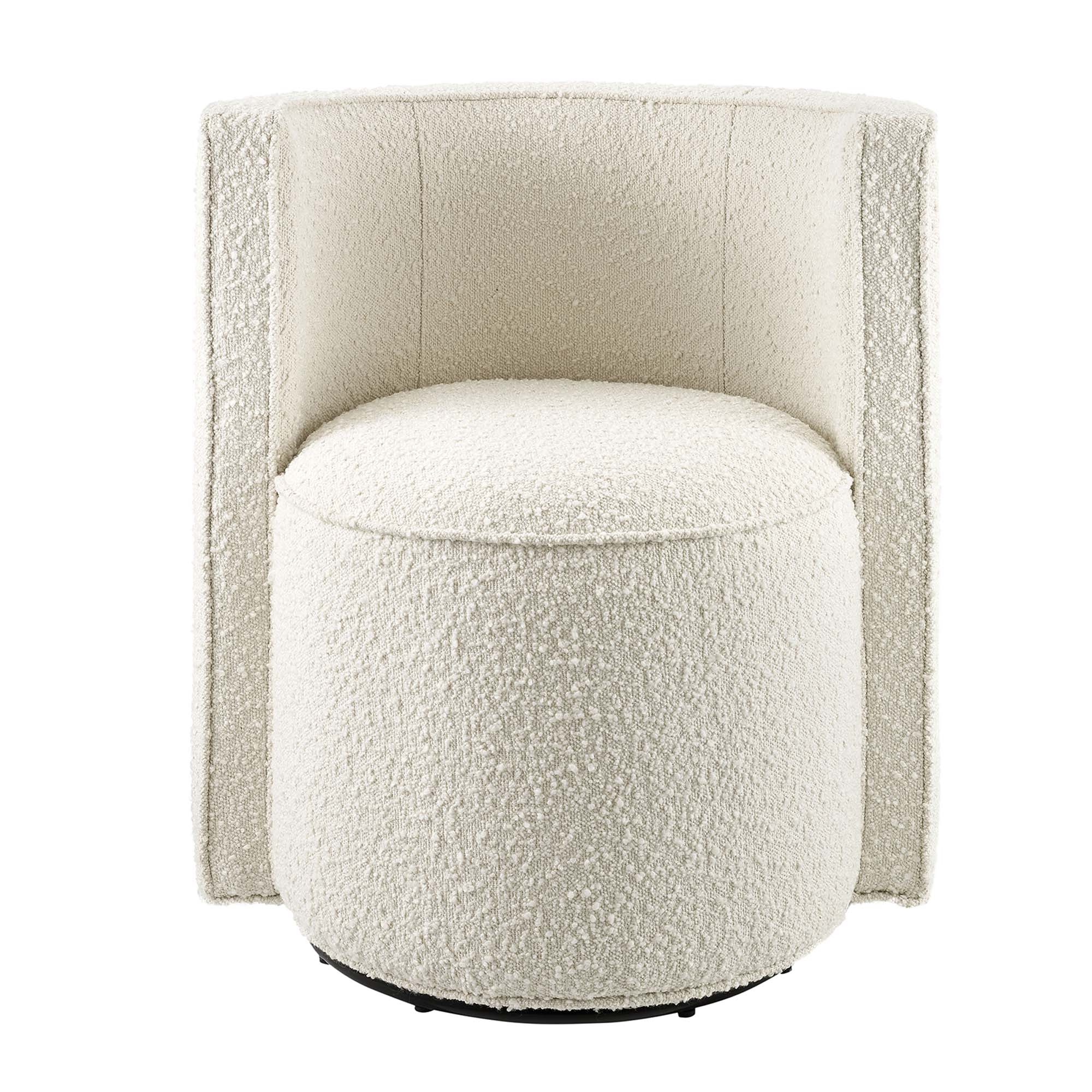 Della Boucle Fabric Swivel Chair by Modway - Image 6