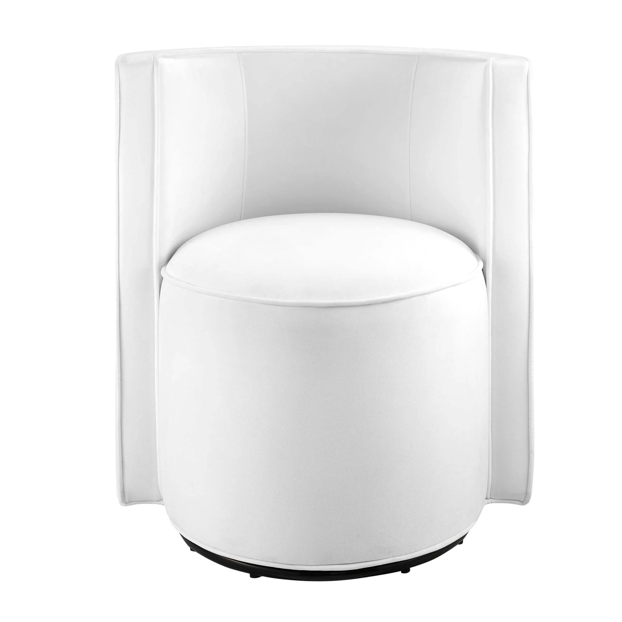 Della Performance Velvet Fabric Swivel Chair by Modway - Image 10