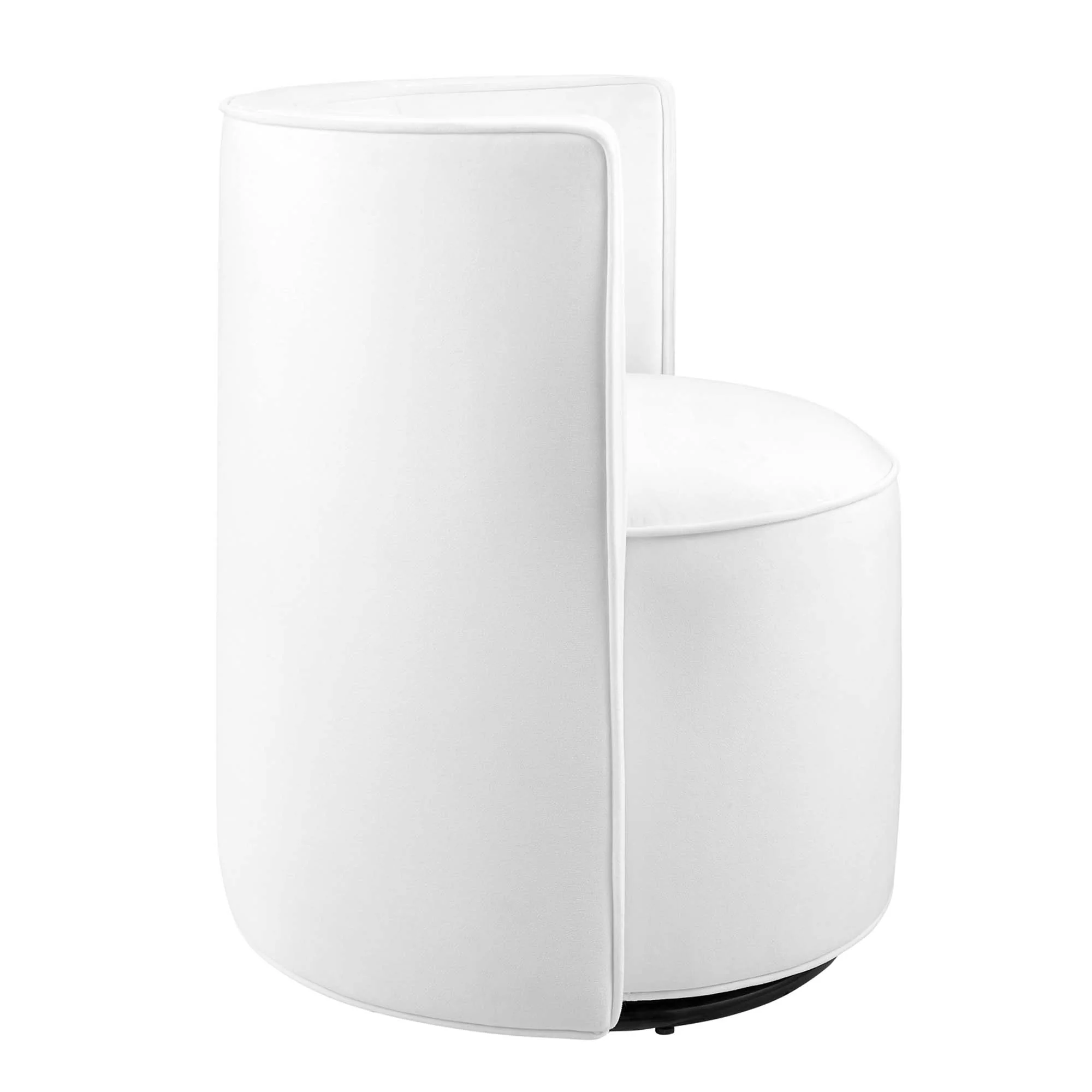Della Performance Velvet Fabric Swivel Chair by Modway - Image 14