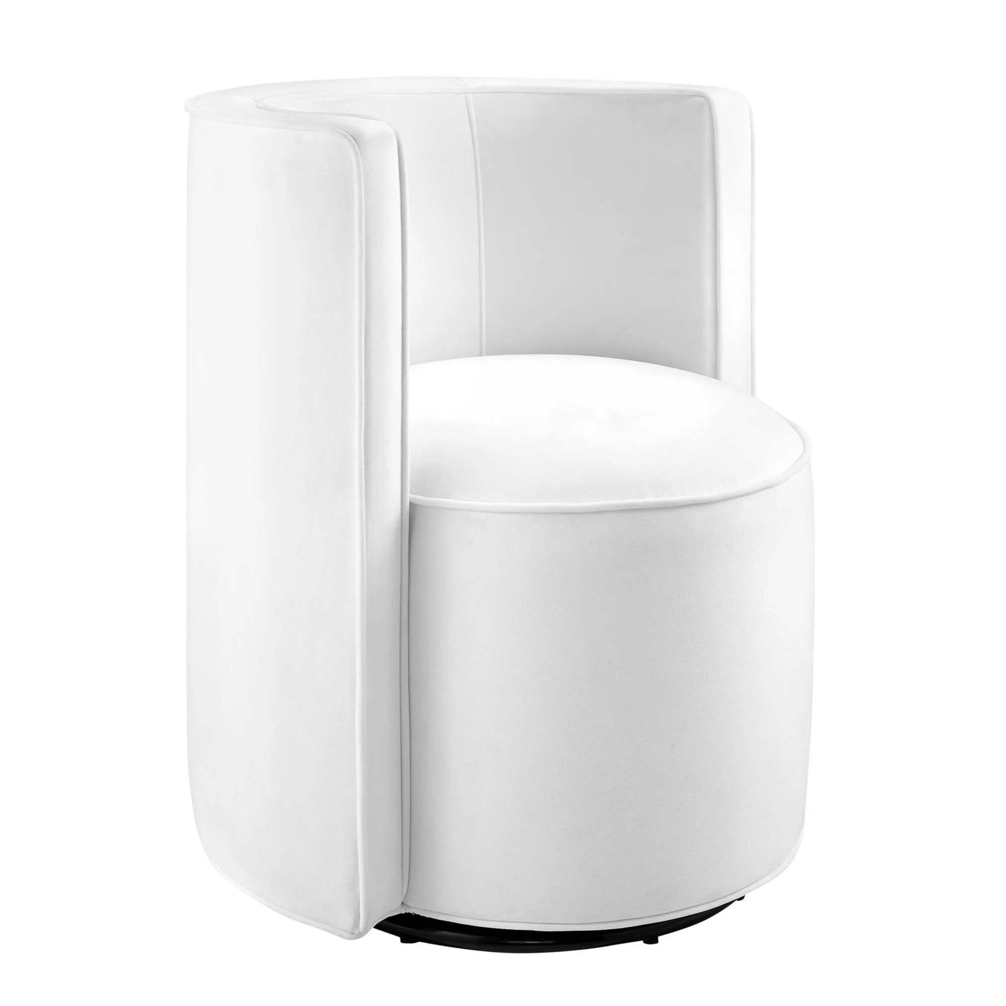 Della Performance Velvet Fabric Swivel Chair by Modway - Image 20