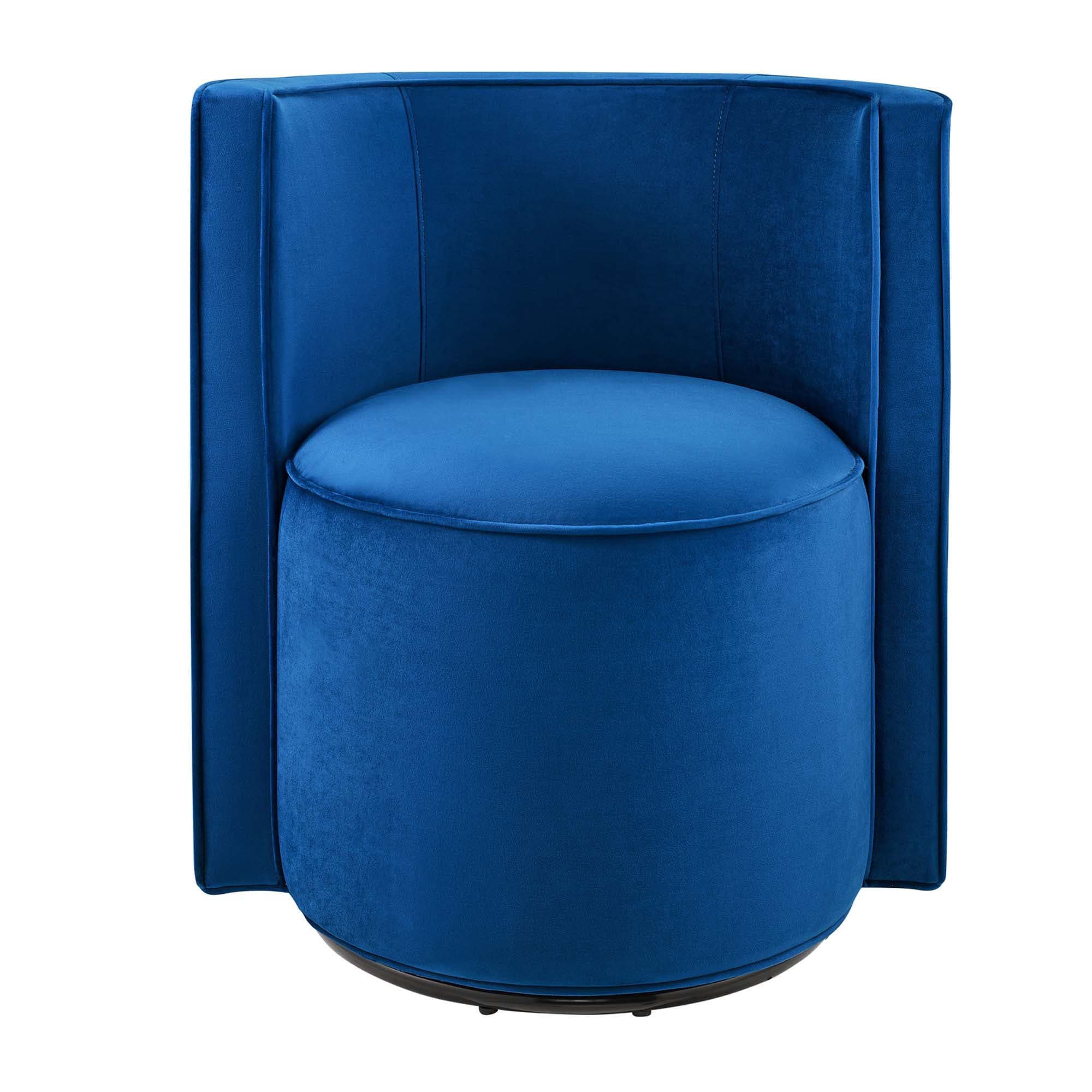 Della Performance Velvet Fabric Swivel Chair by Modway - Image 6