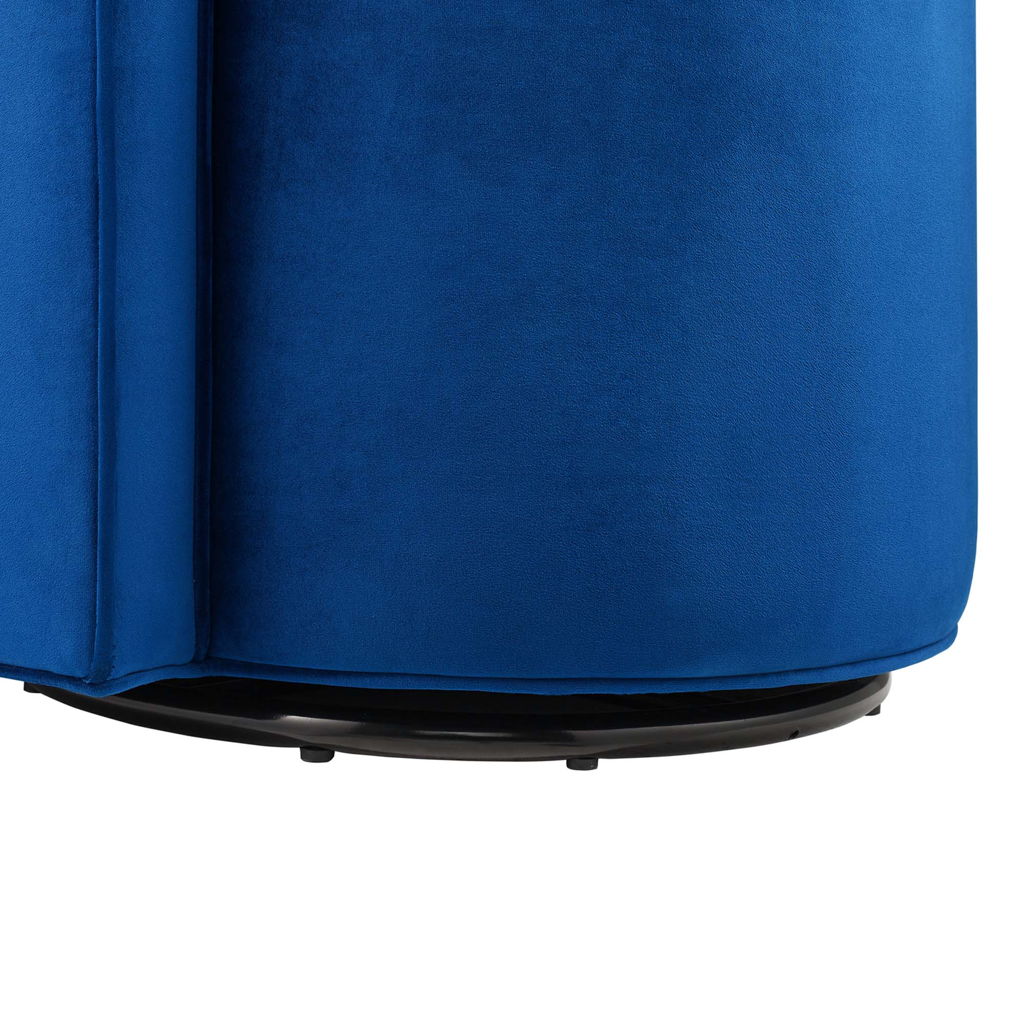 Della Performance Velvet Fabric Swivel Chair by Modway - Image 7