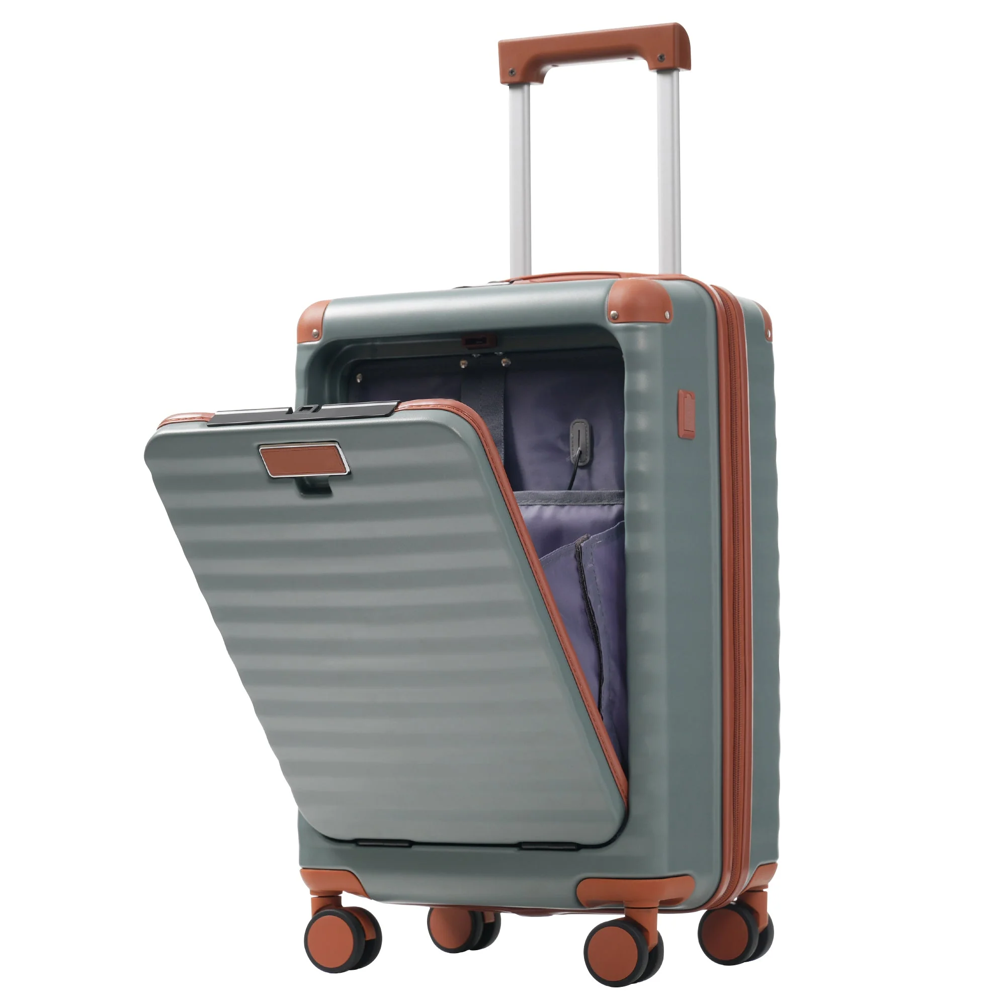 Deluxe 5-Piece Hard Side Luggage Set with USB and TSA Security - Image 20