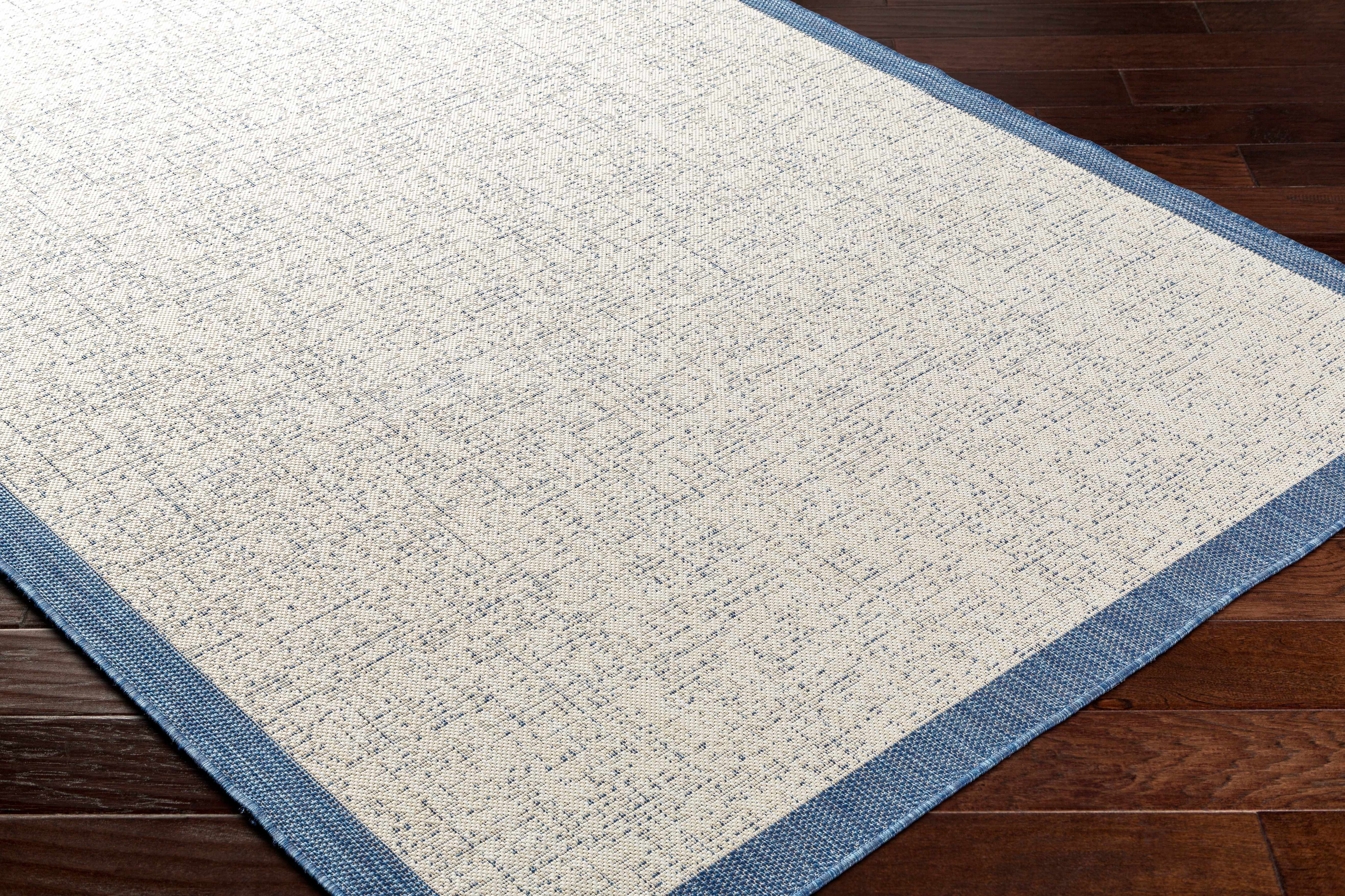 Demas Blue & Cream Area Rug - Clearance - Image 3