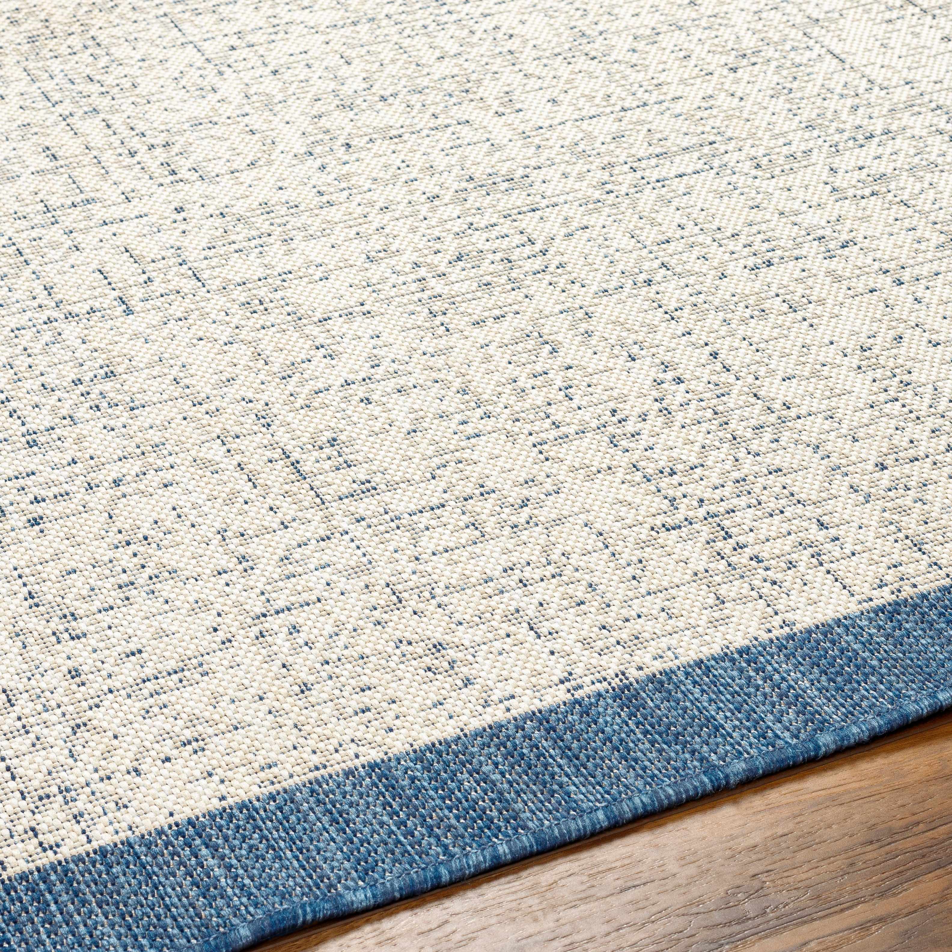 Demas Blue & Cream Area Rug - Clearance - Image 5