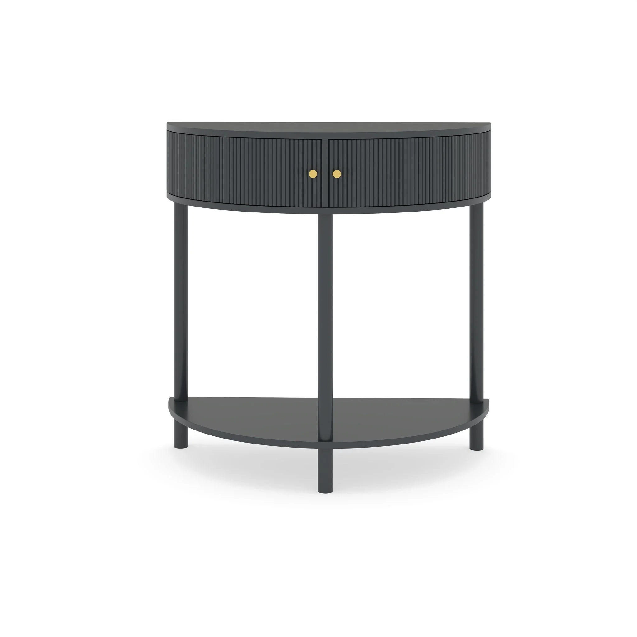 Demi Lune - Console Table With 2 Storage Drawers - Image 2